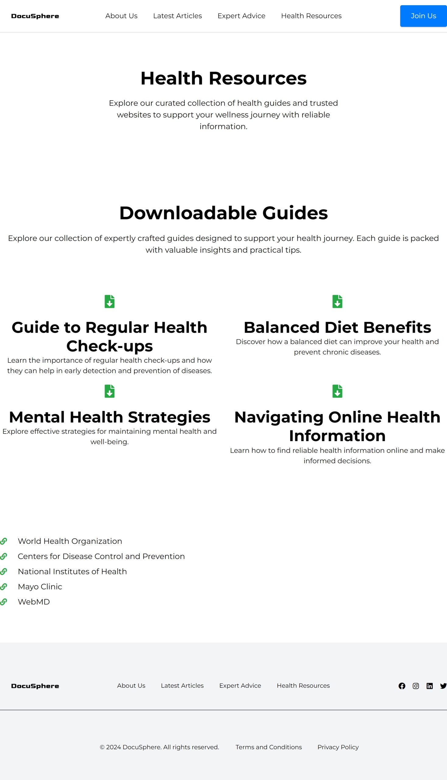 Health Resources