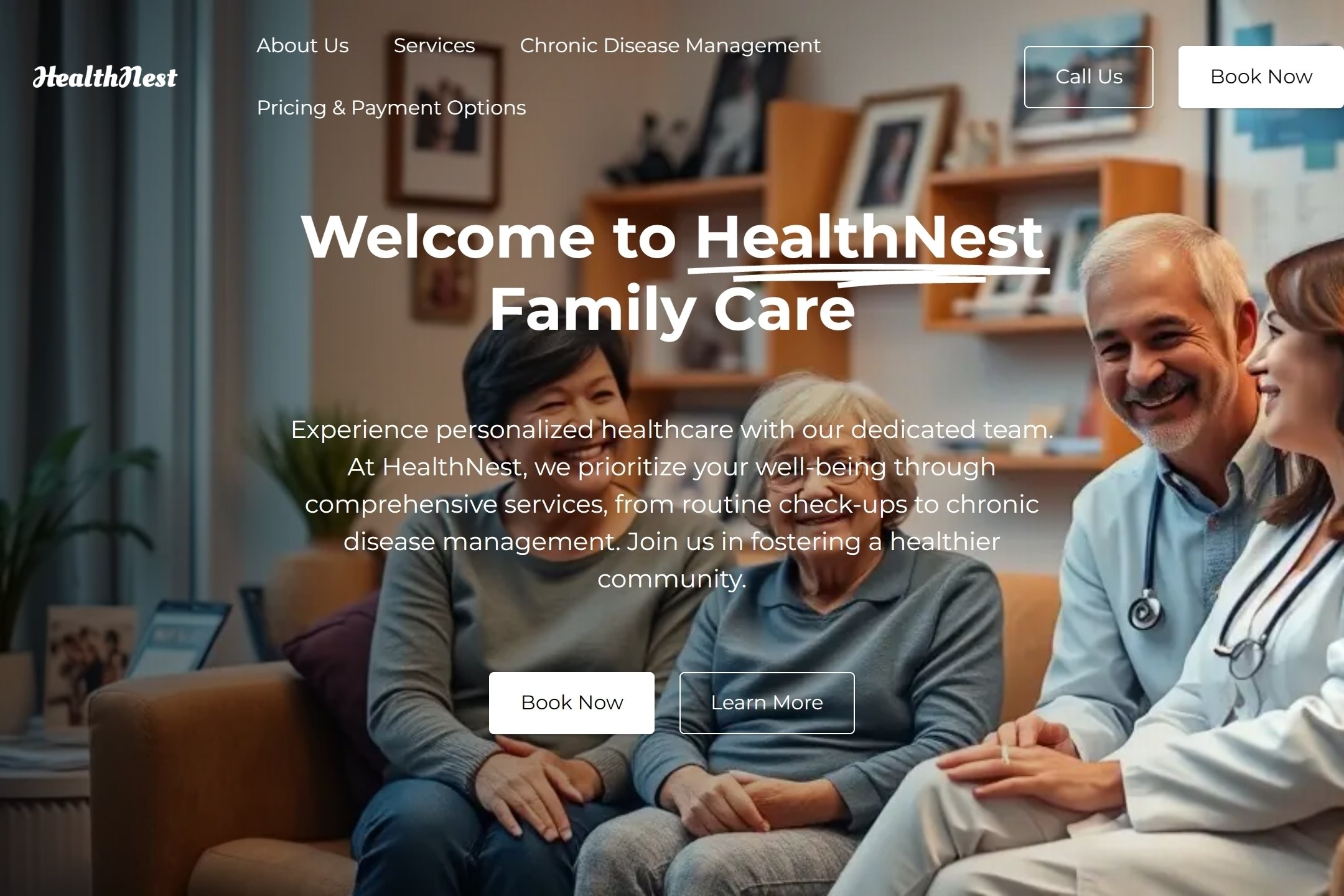 Doctor website template