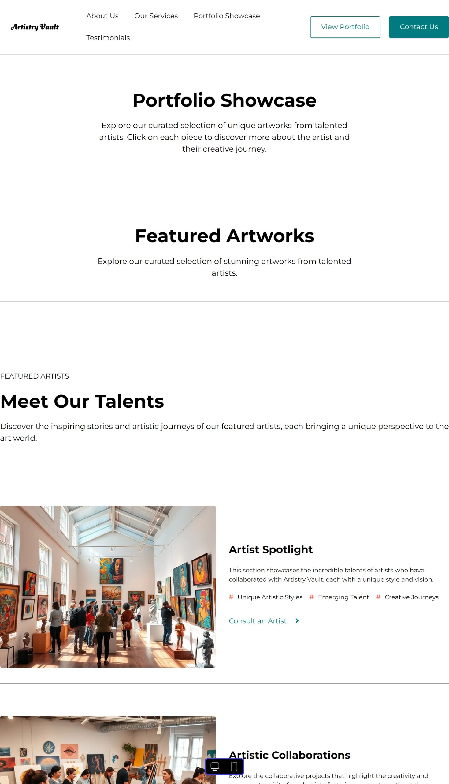 Portfolio Showcase