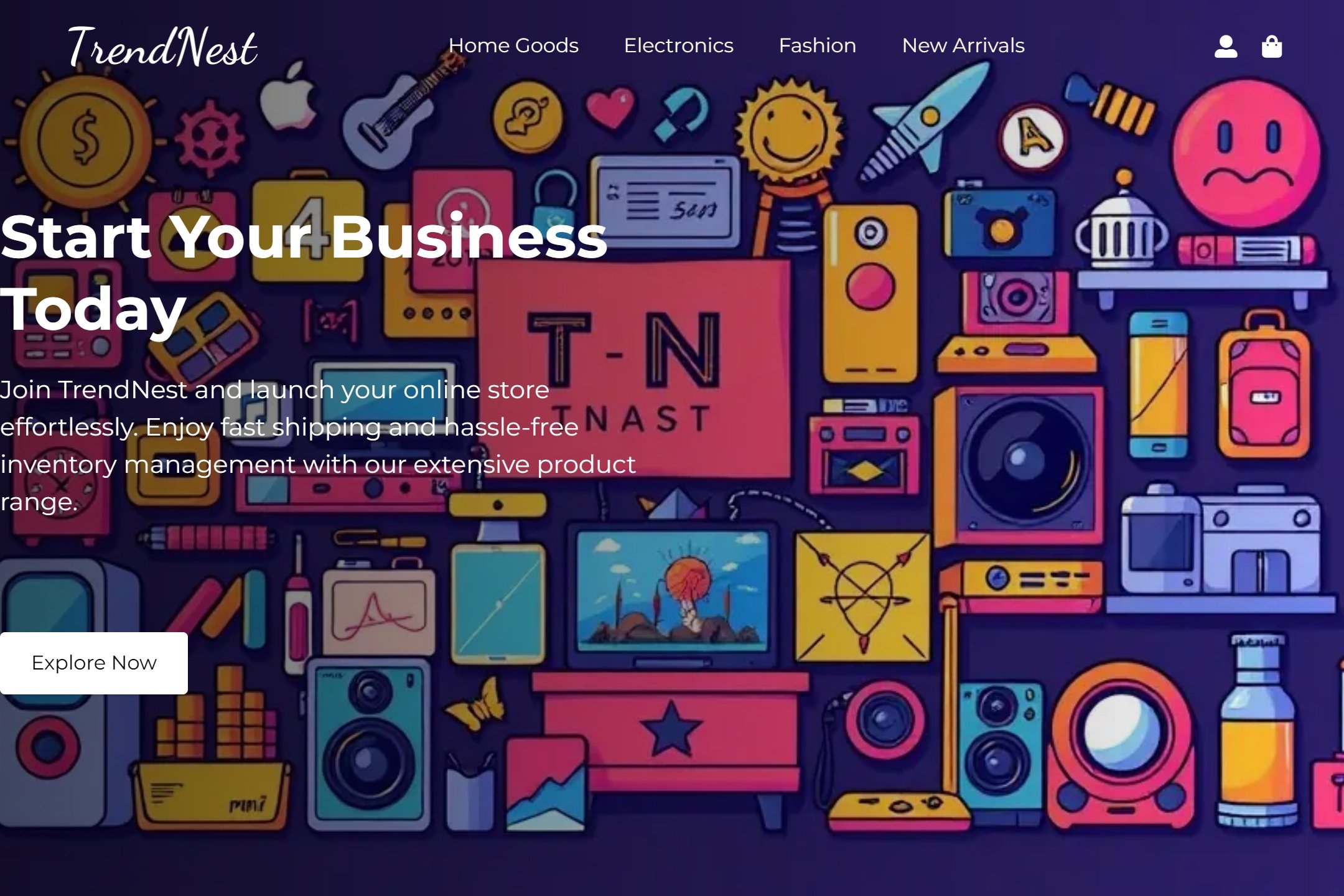 Dropshipping store website template