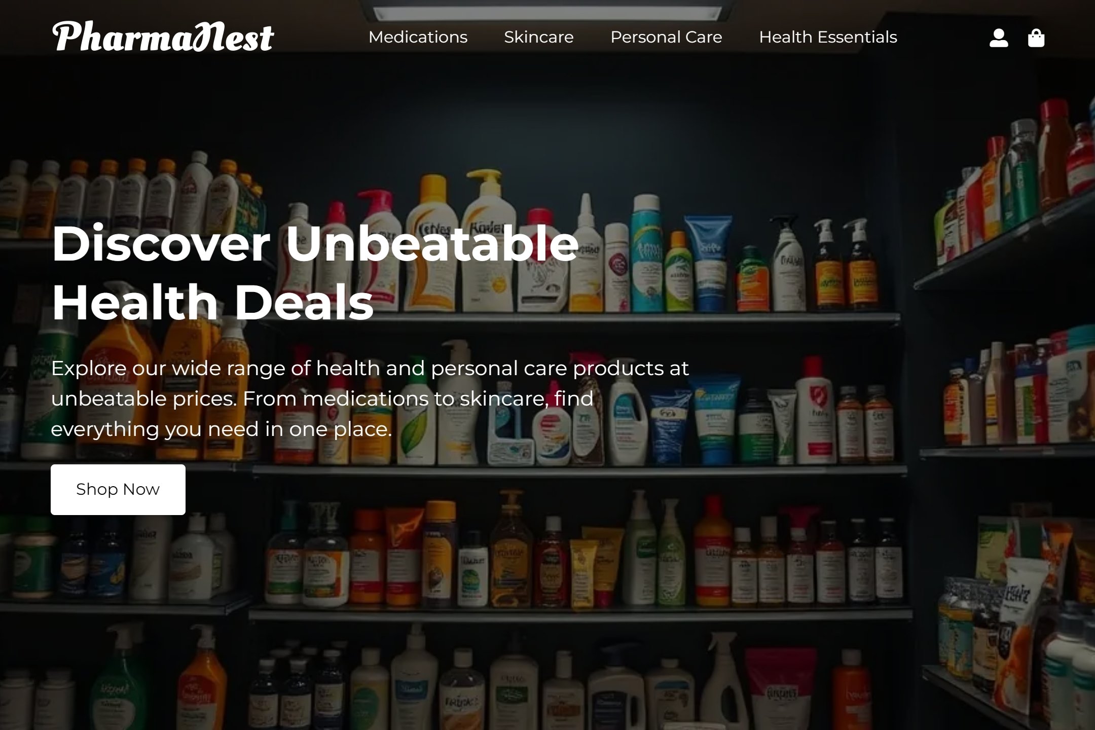 Drug store website template