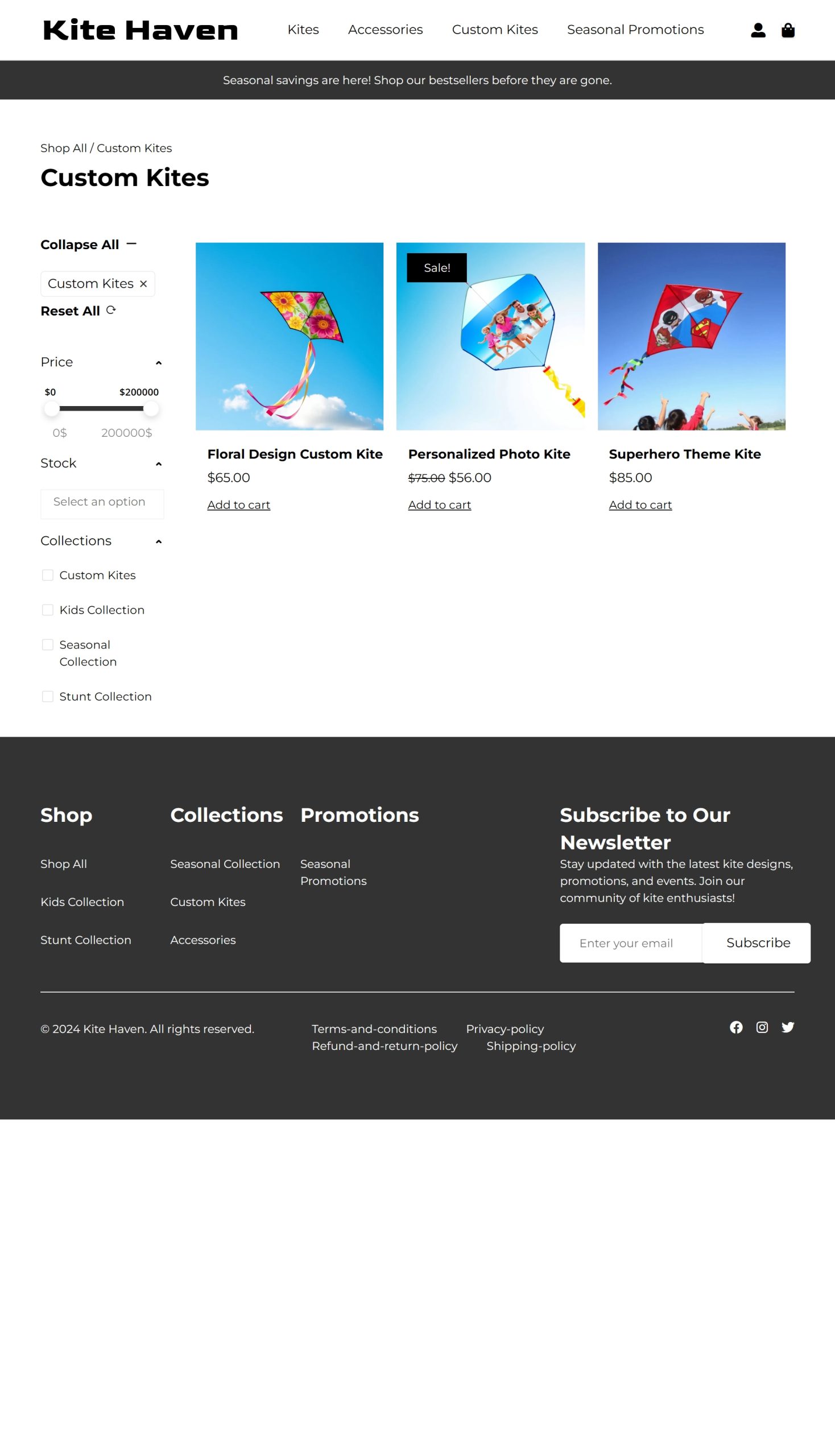 Custom Kites