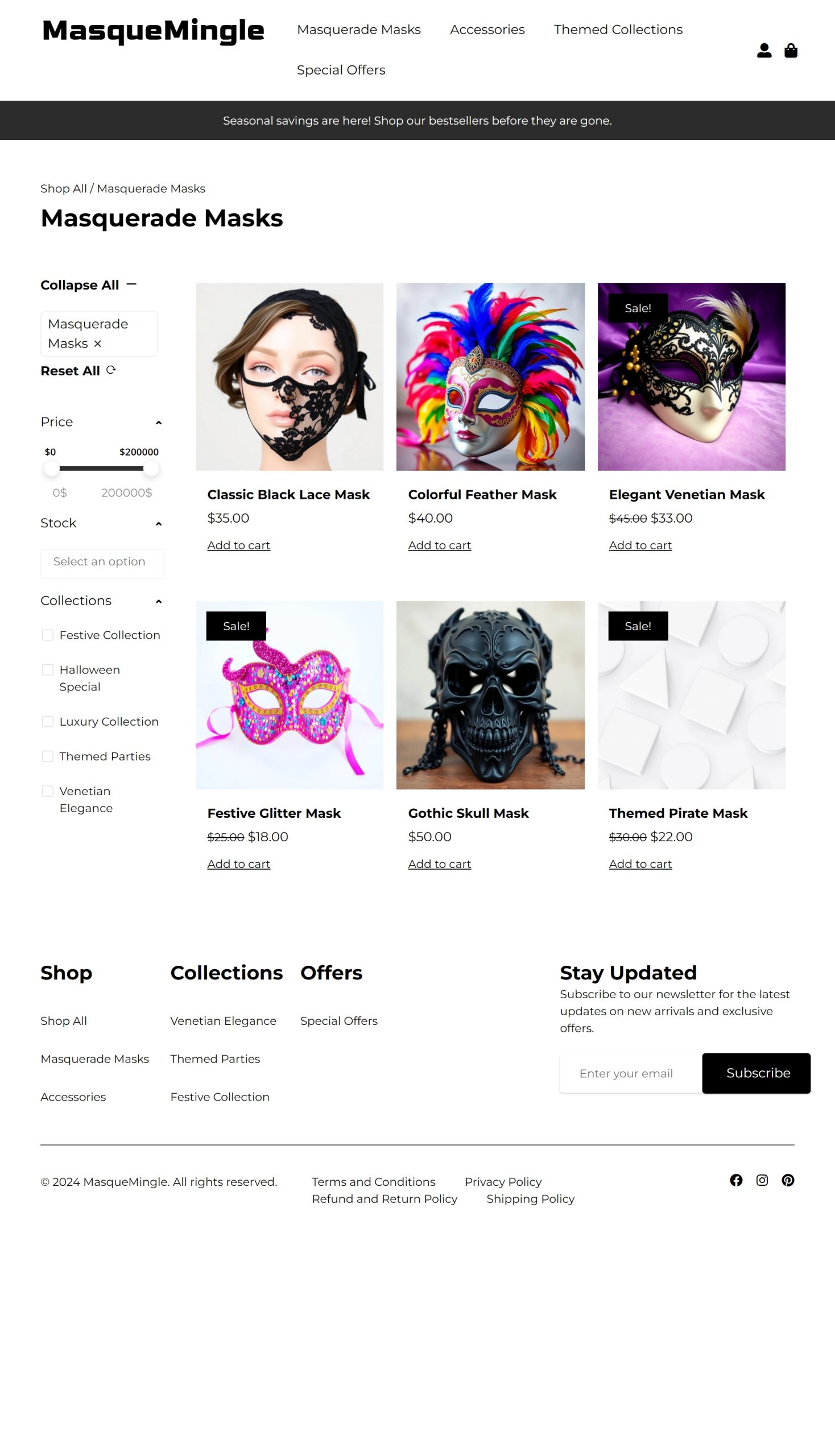 Masquerade Masks