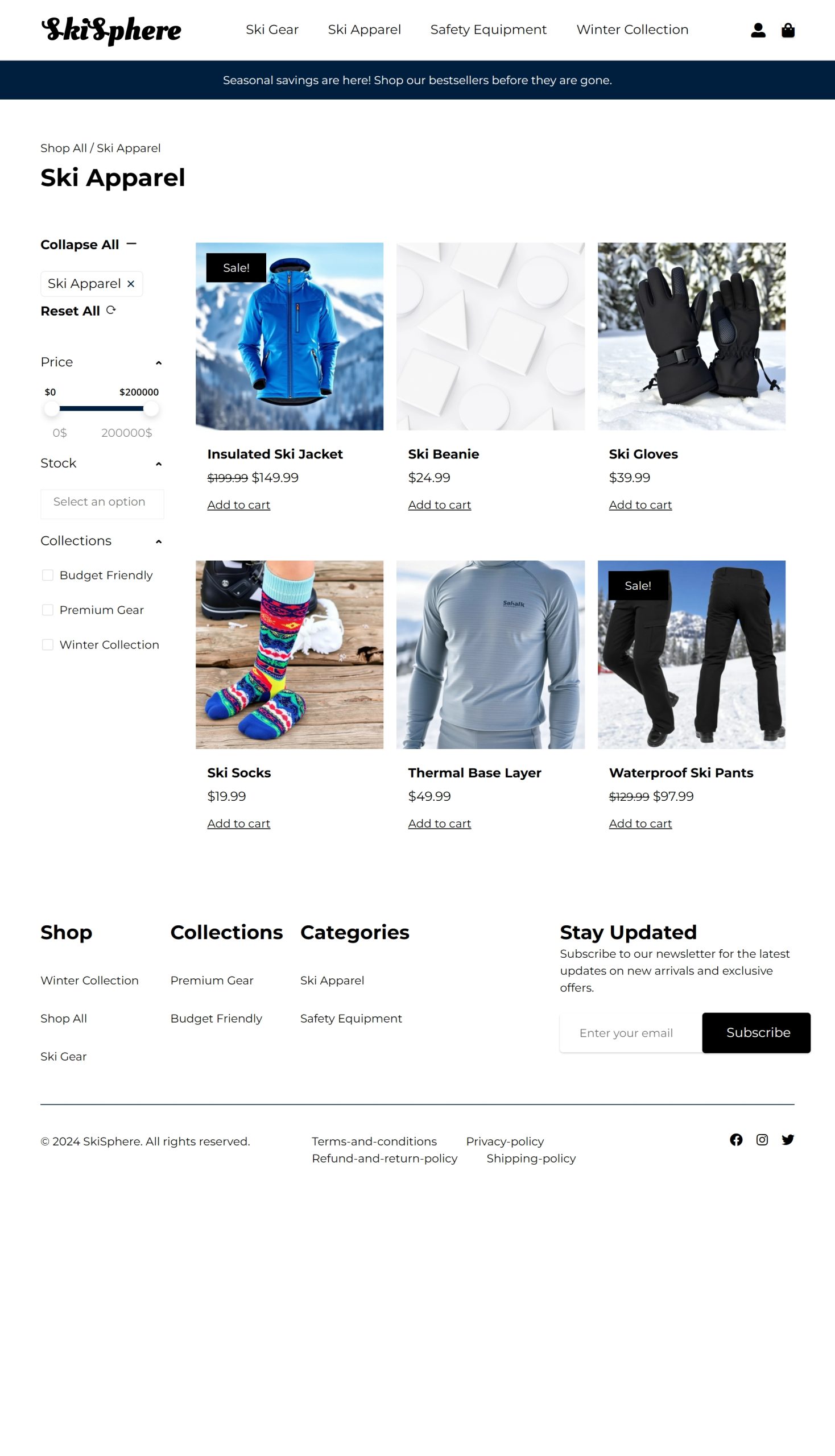 Ski Apparel