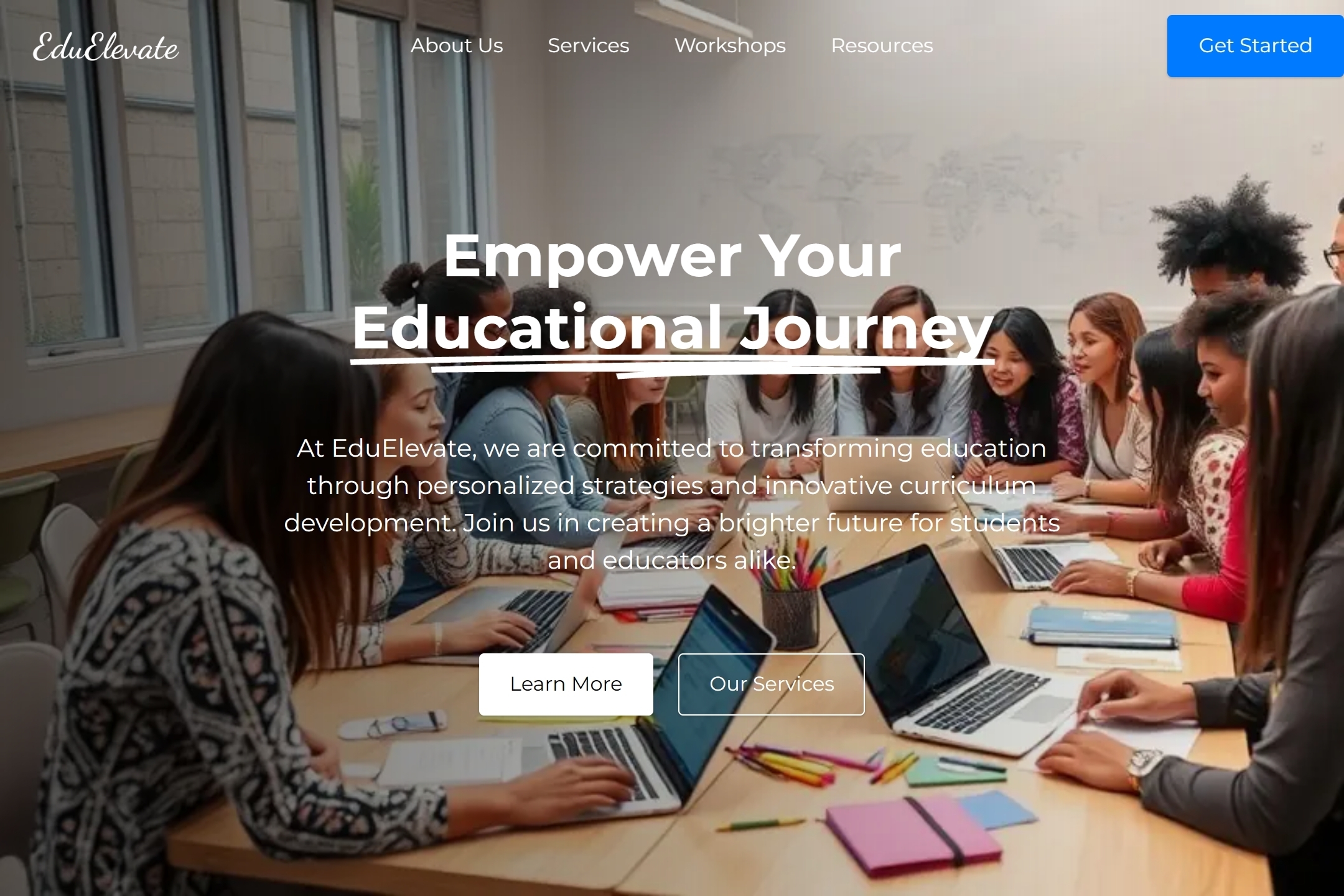 Educational consultant website template