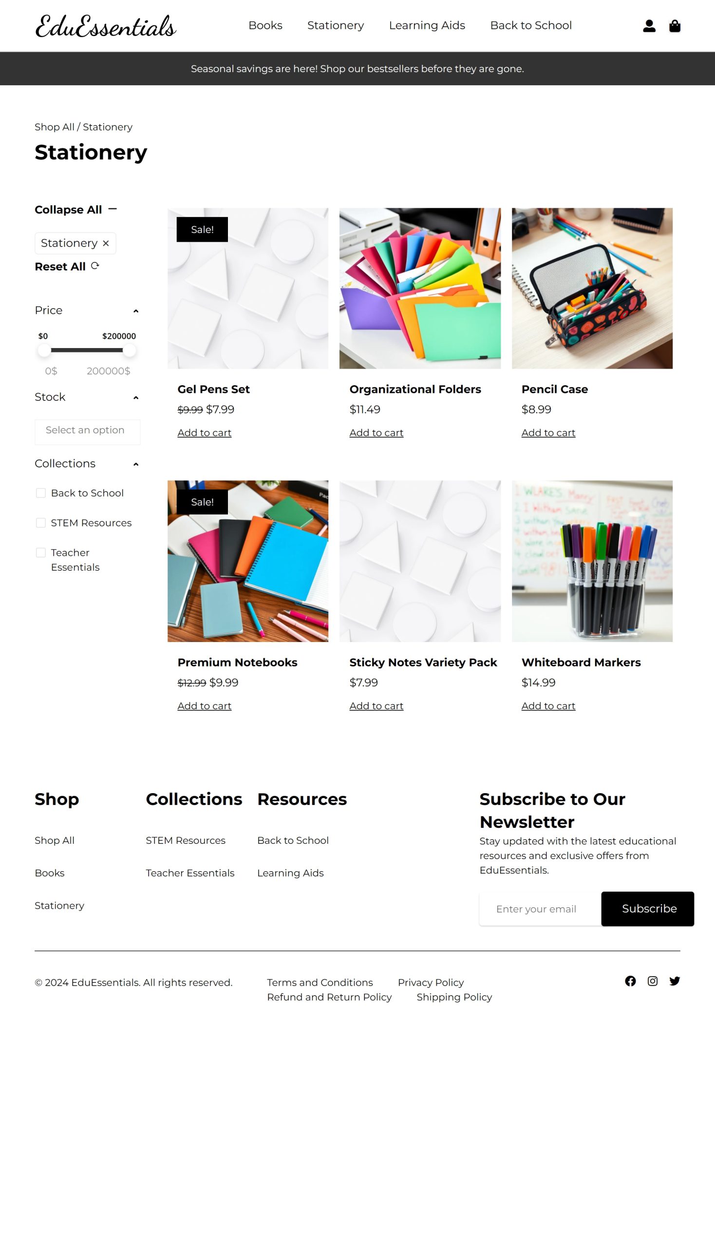 Stationery