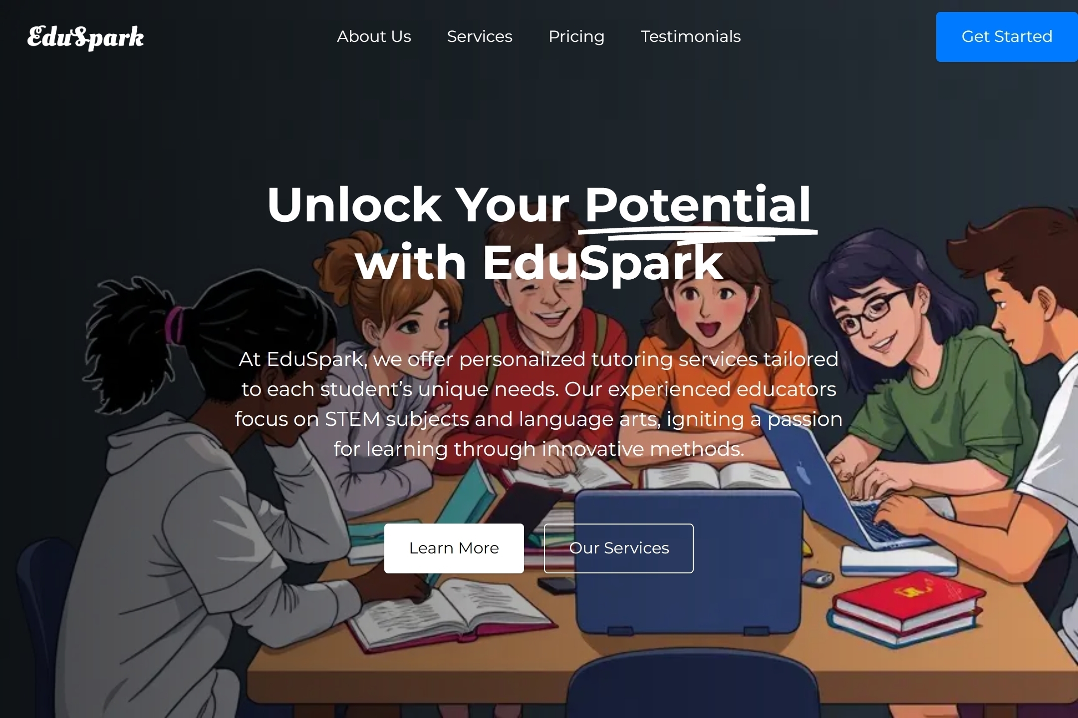 Educator website template