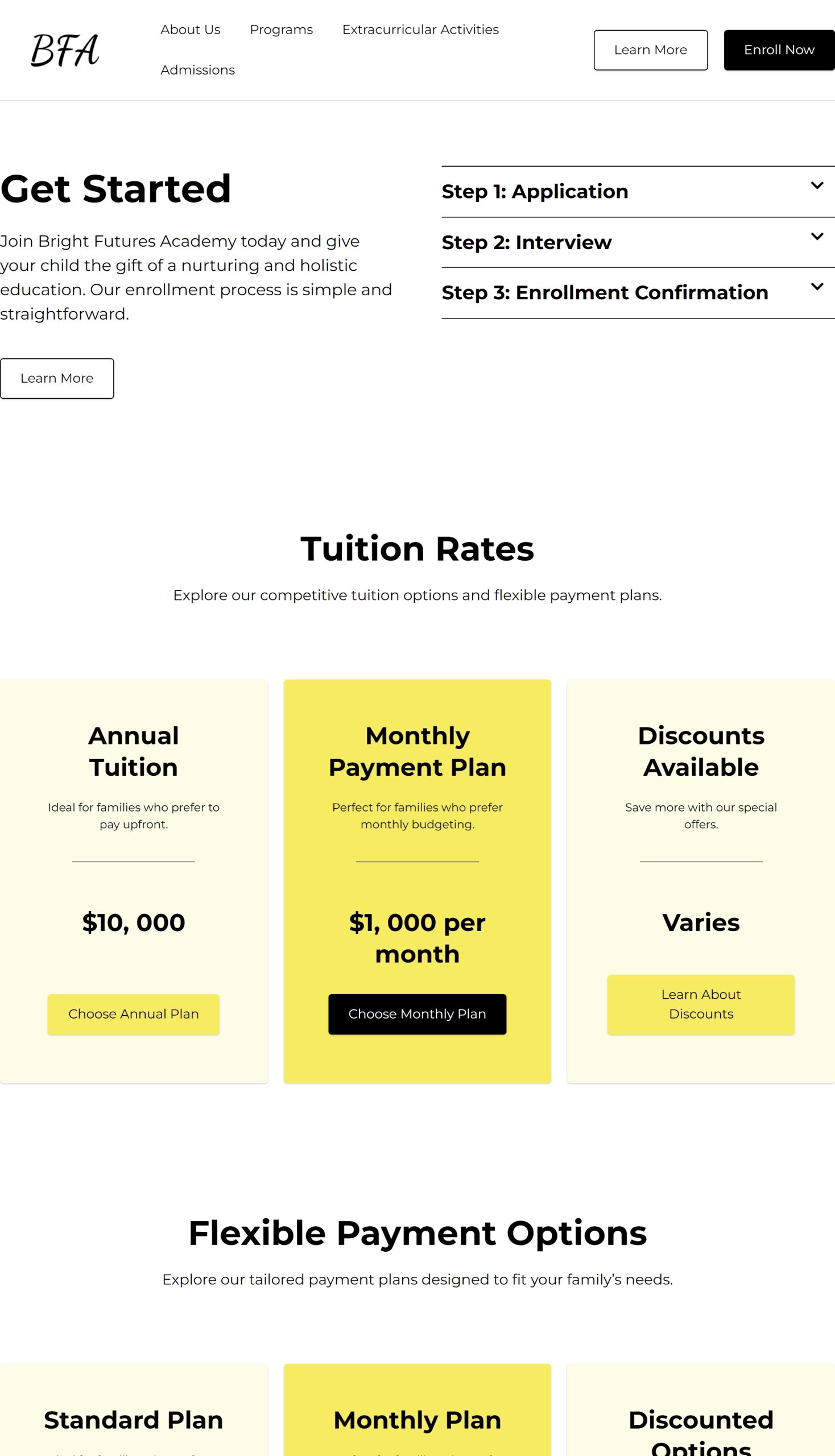 Admissions