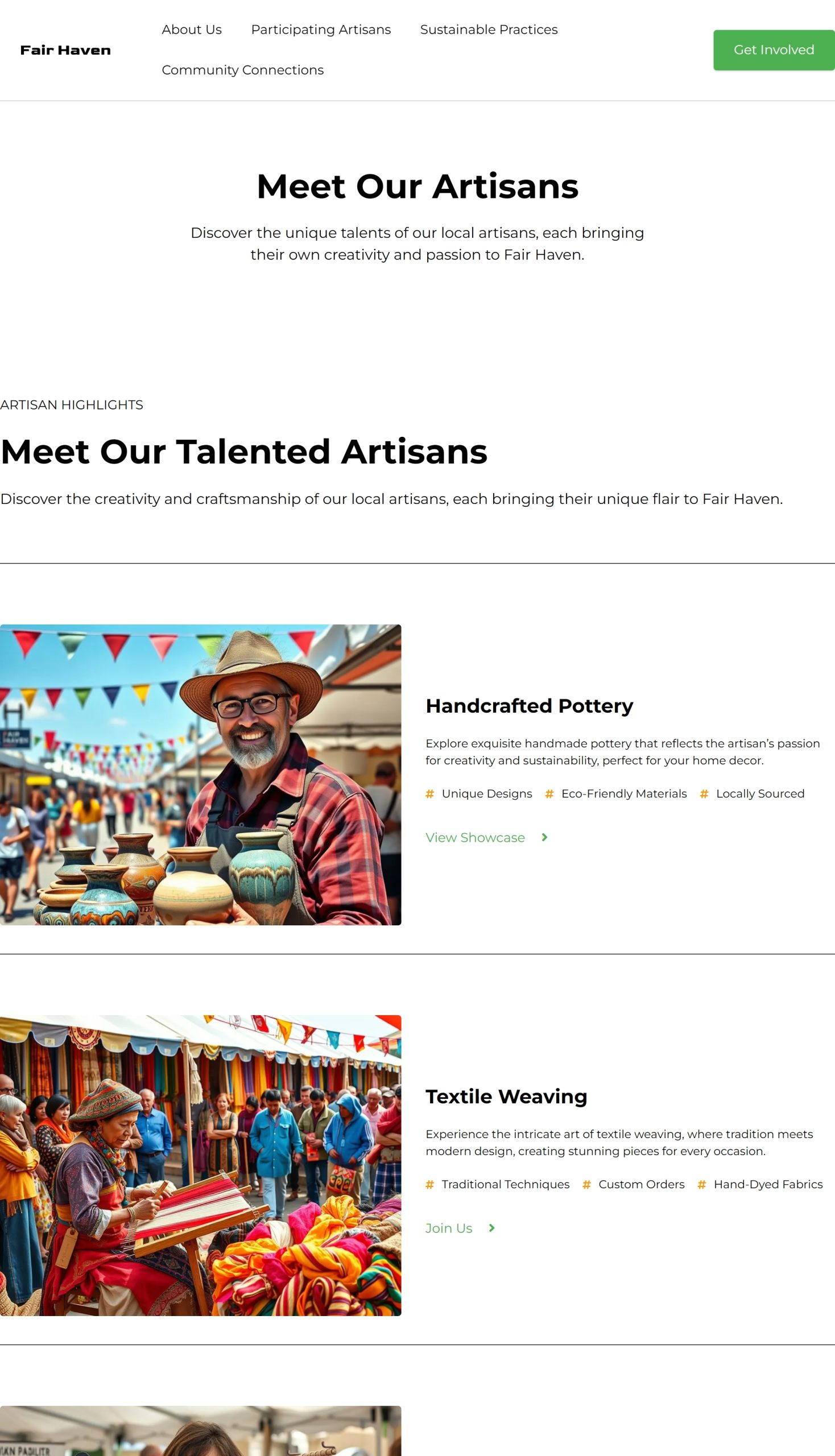 Participating Artisans