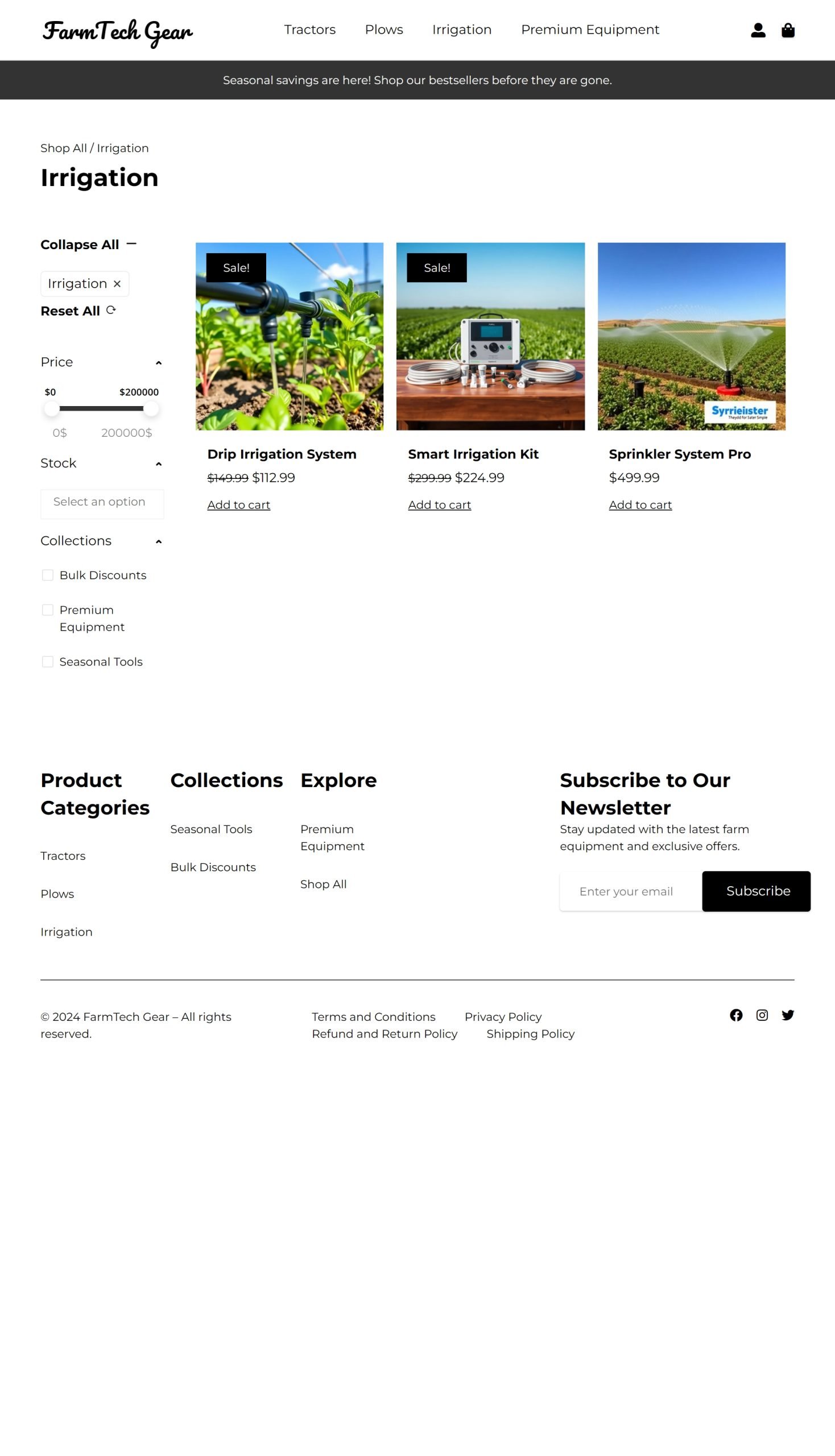 Irrigation