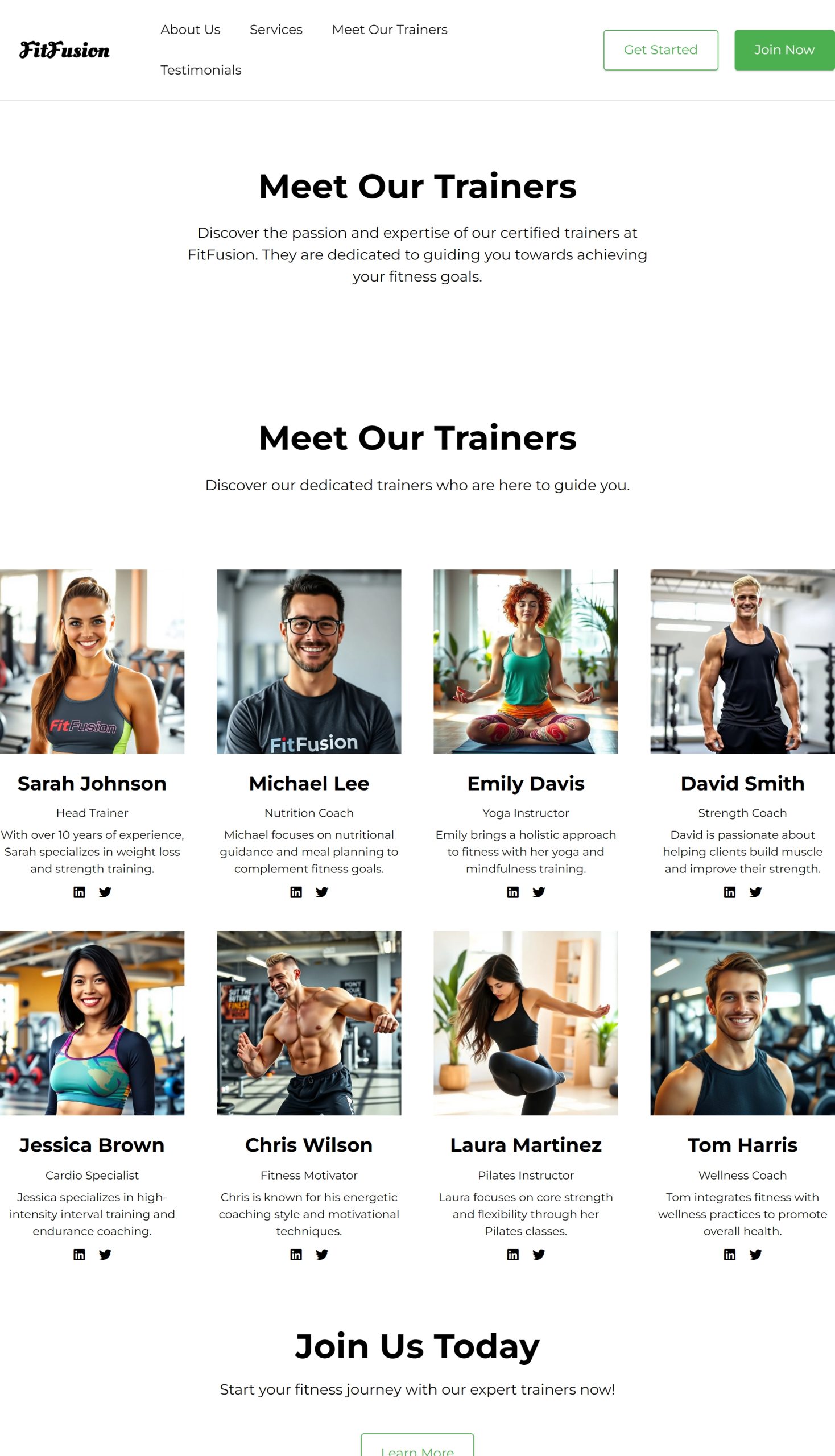 Meet Our Trainers