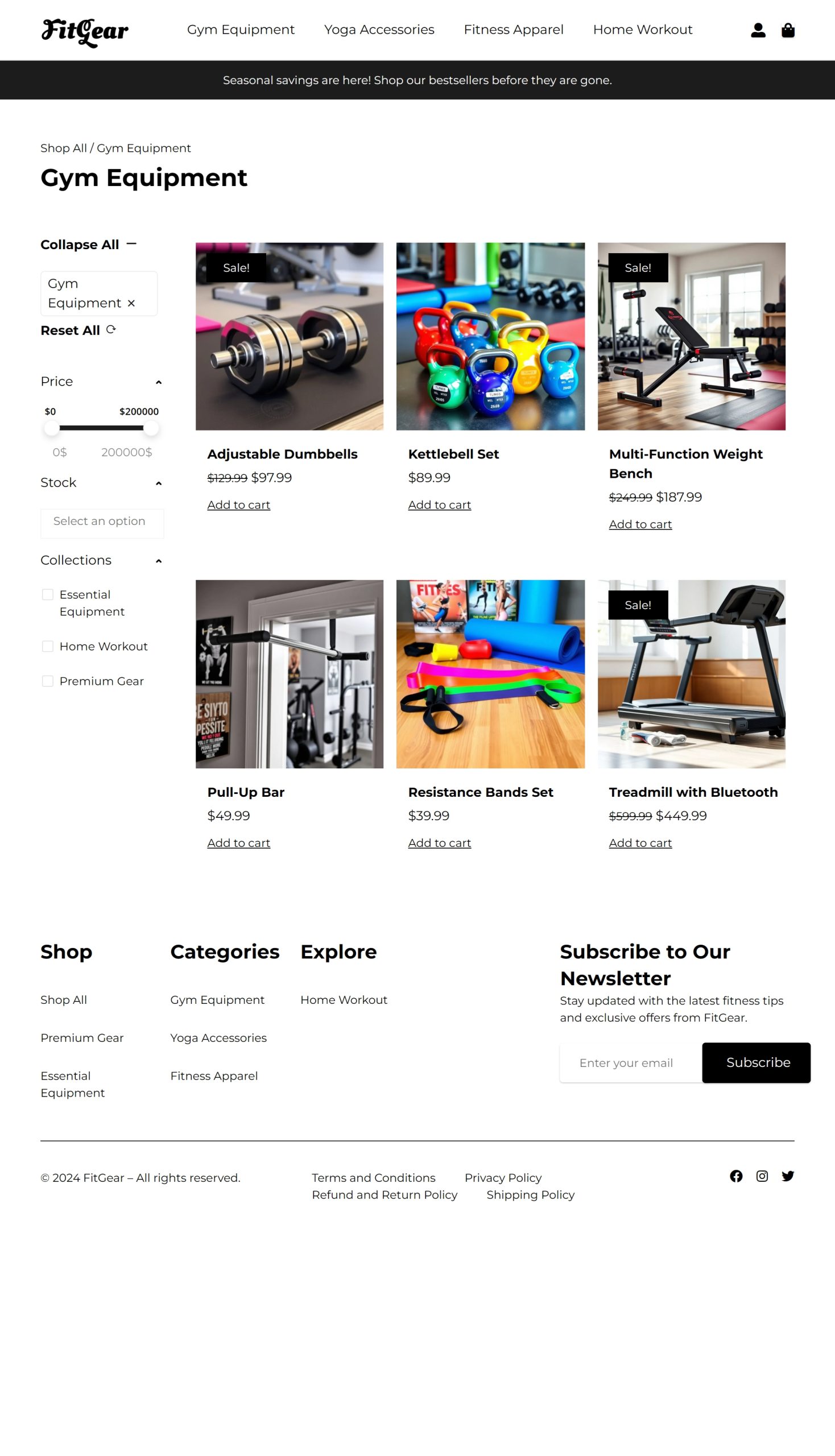 Gym Equipment