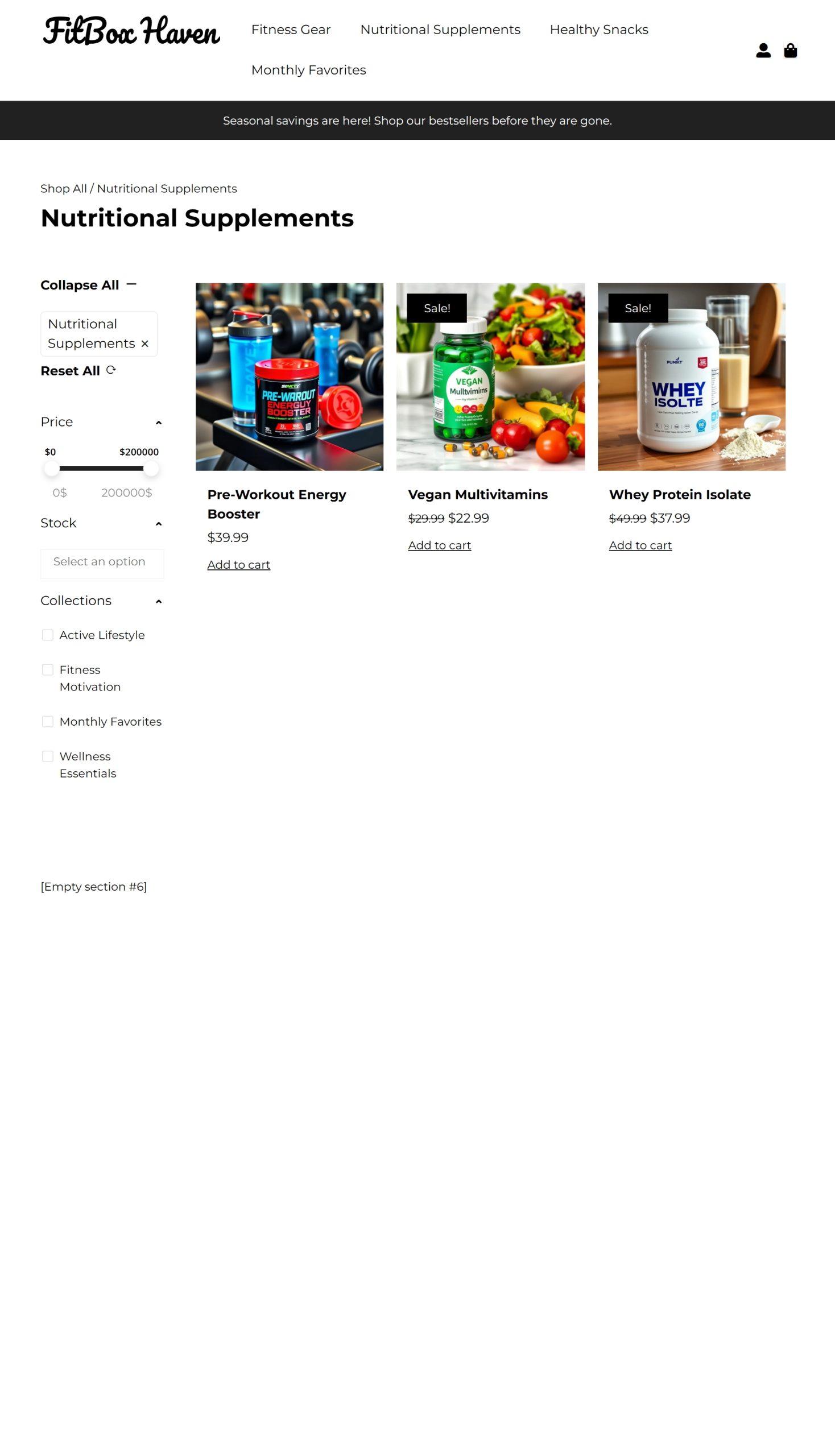 Nutritional Supplements
