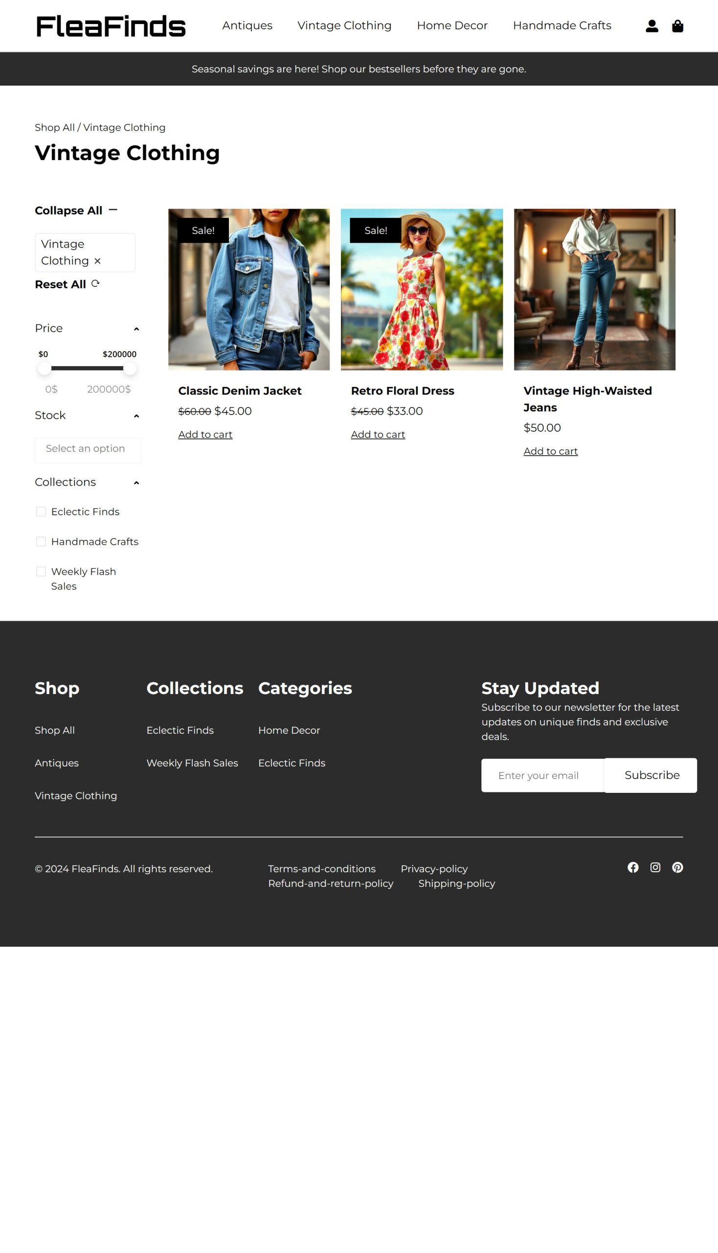 Vintage Clothing