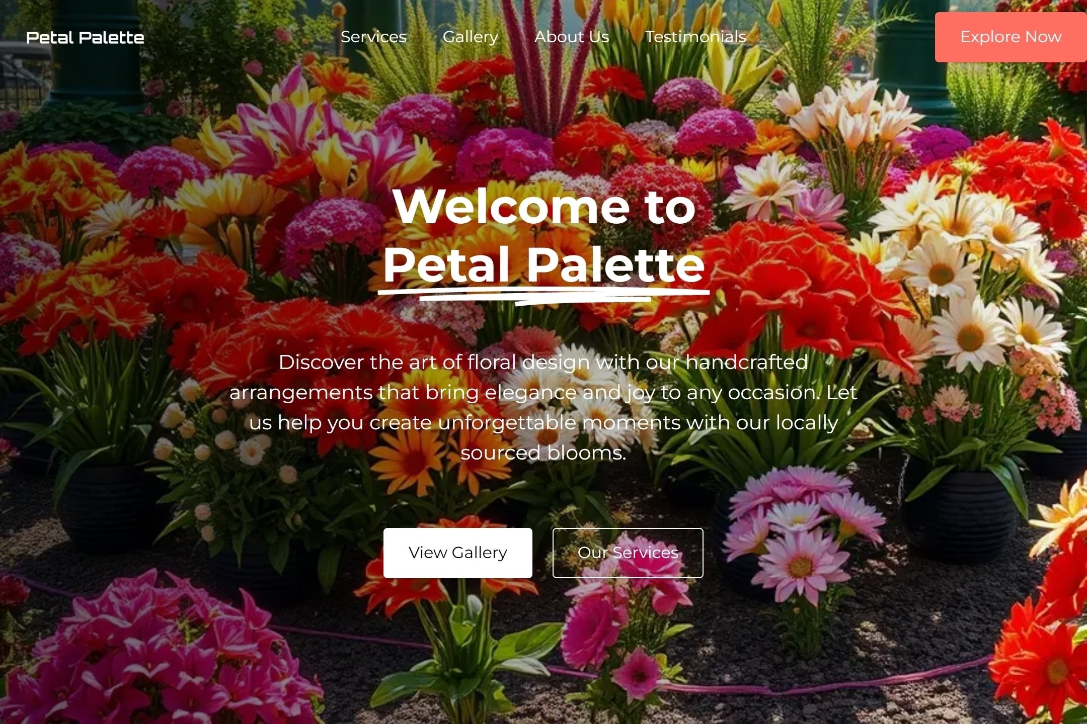 Florist website template