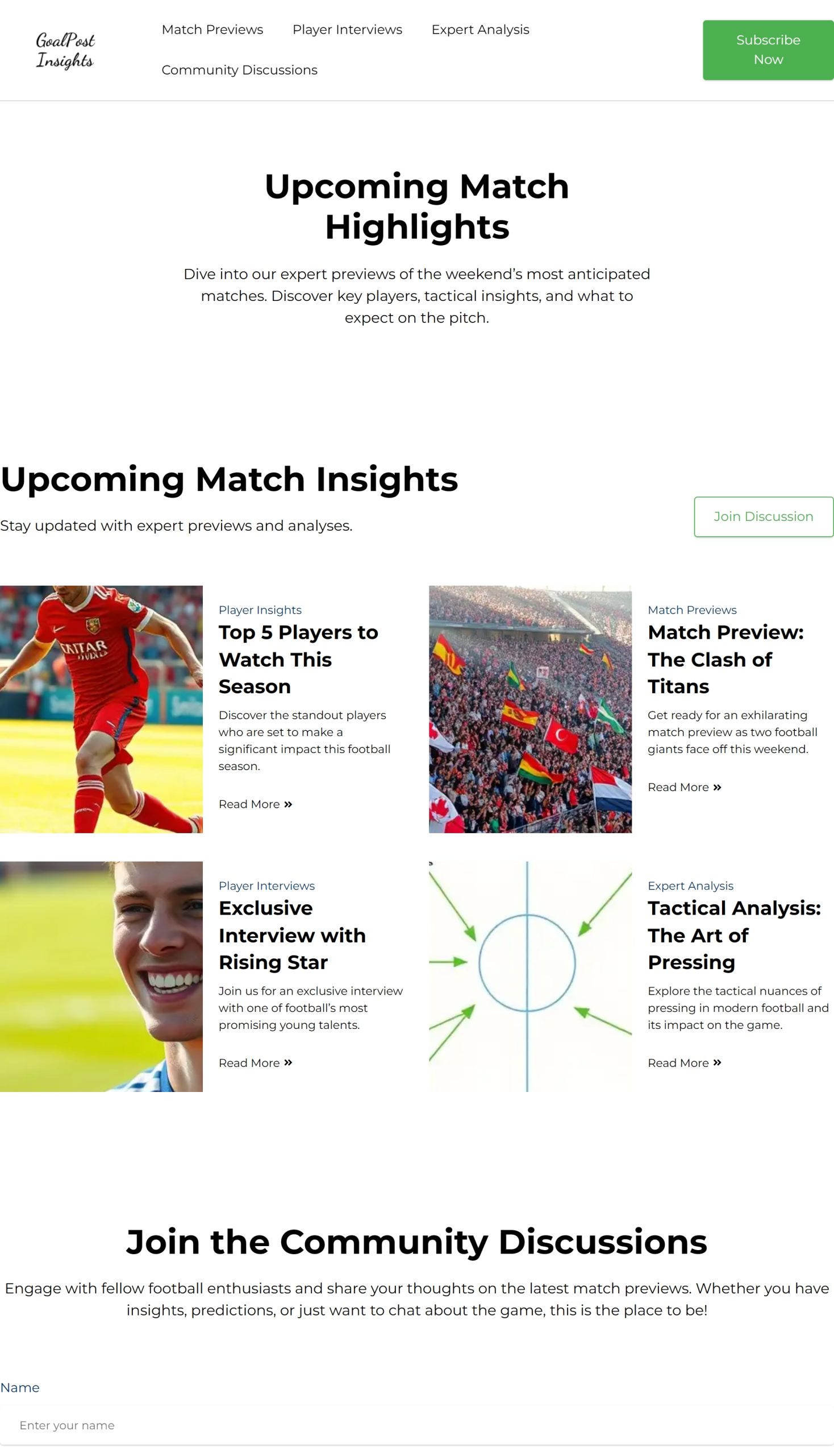 Match Previews