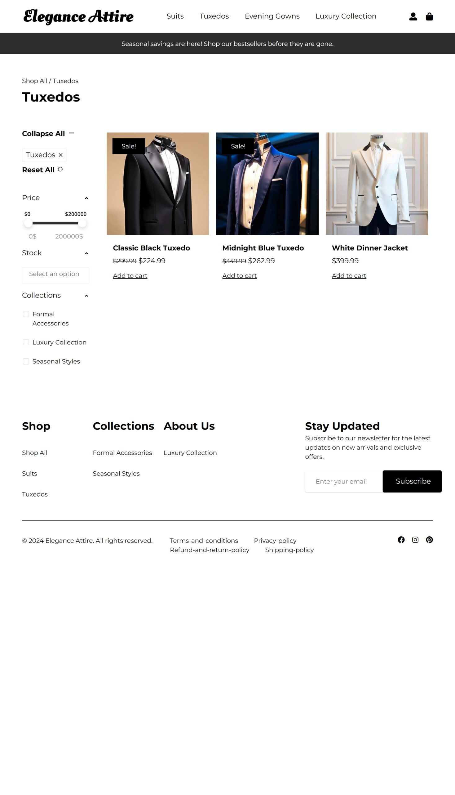 Tuxedos