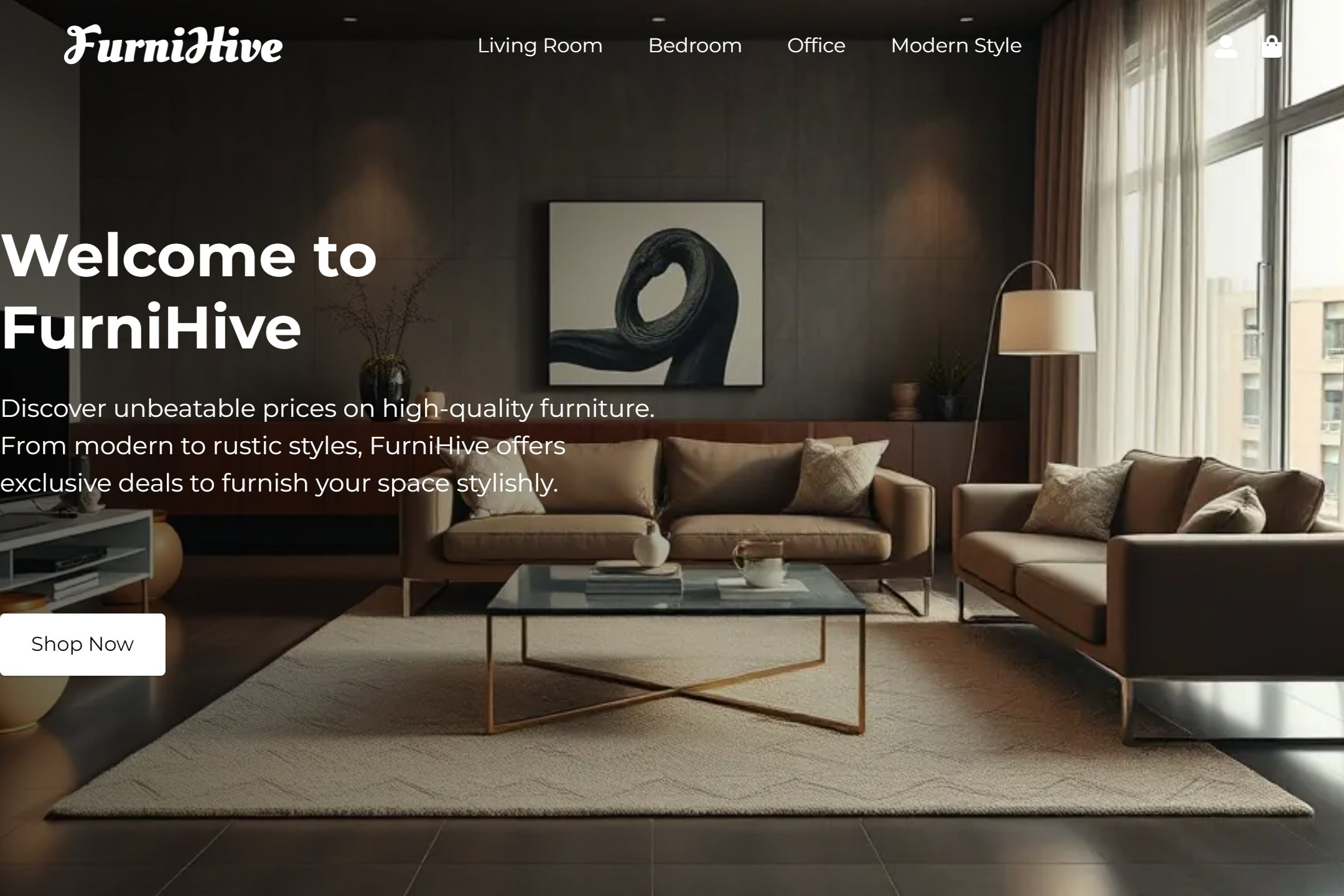 Furniture wholesaler website template