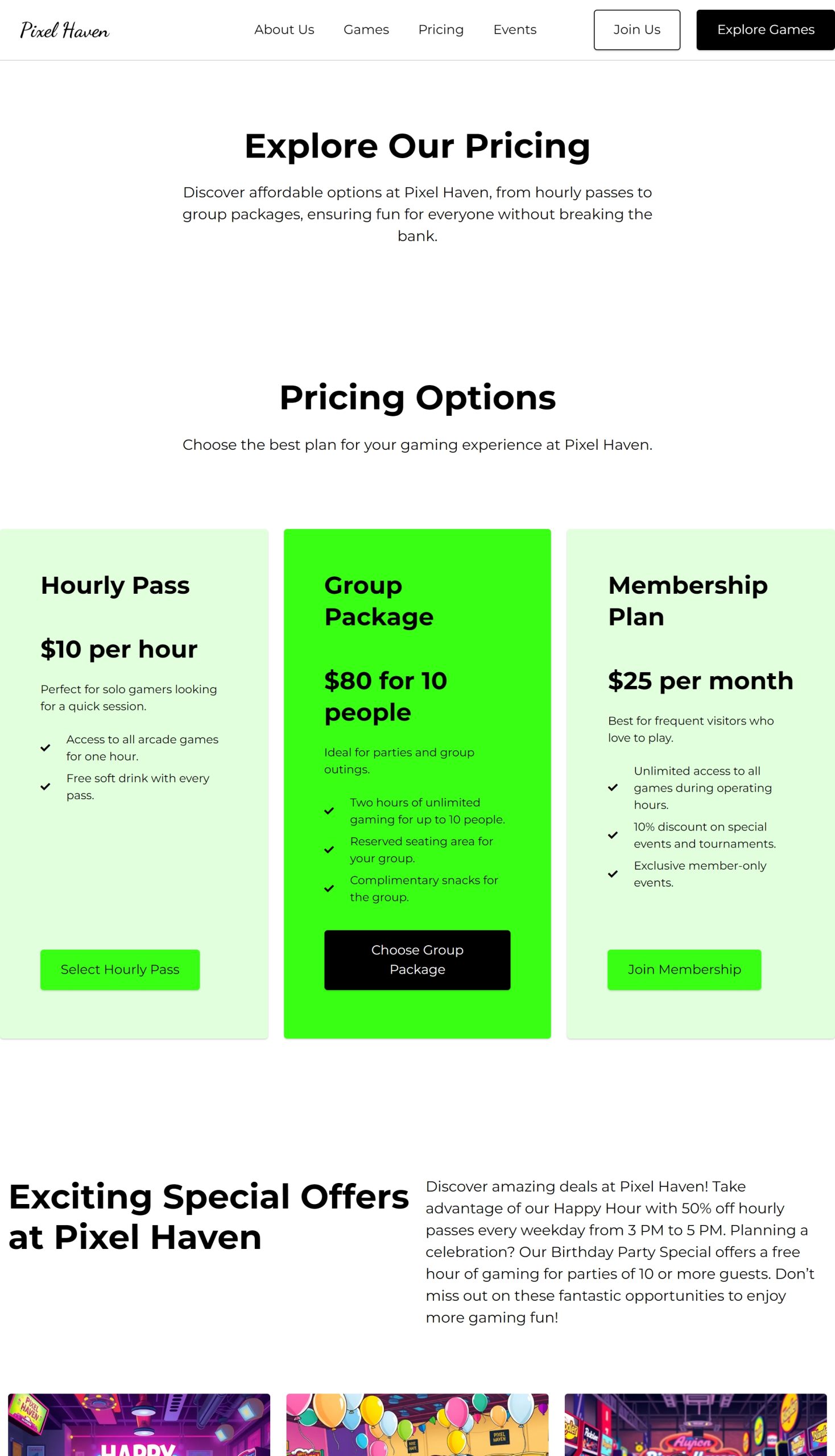 Pricing