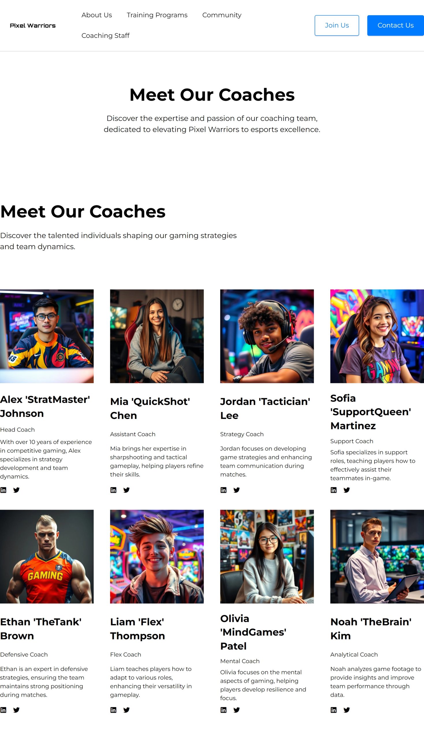 Coaching Staff