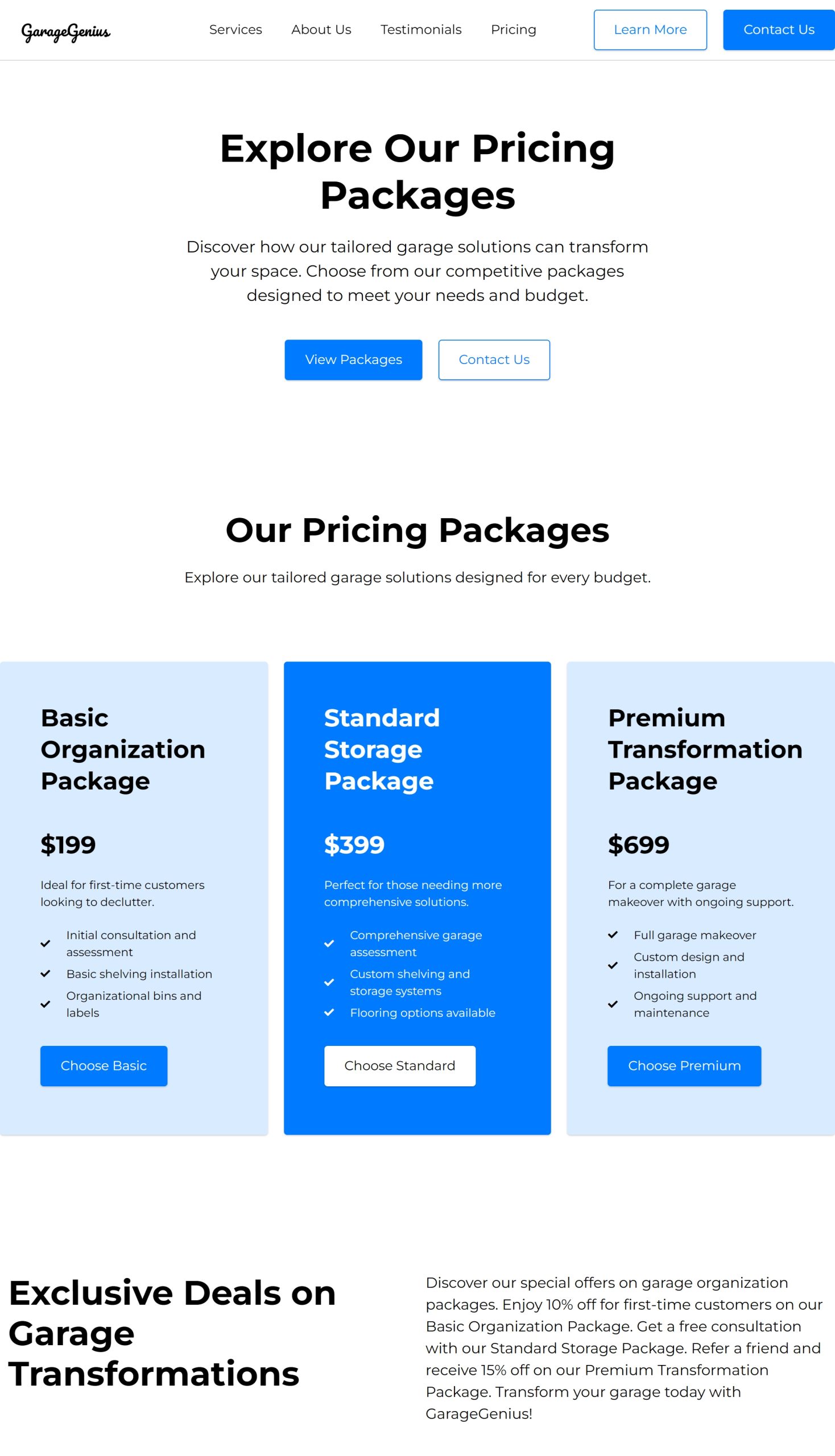 Pricing