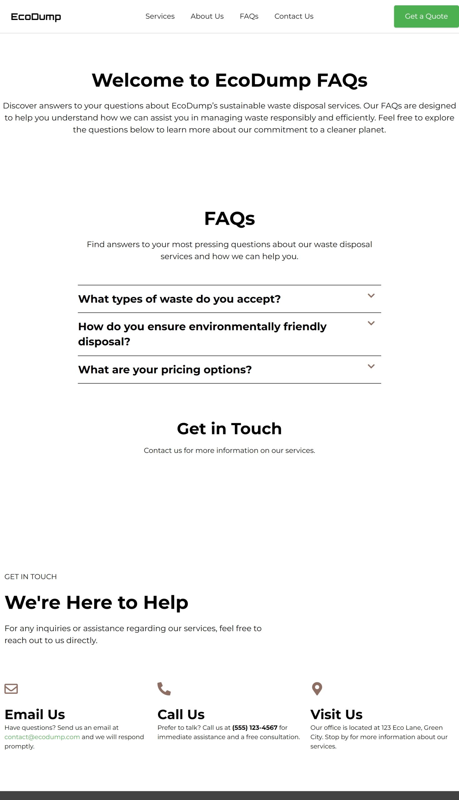 Faqs