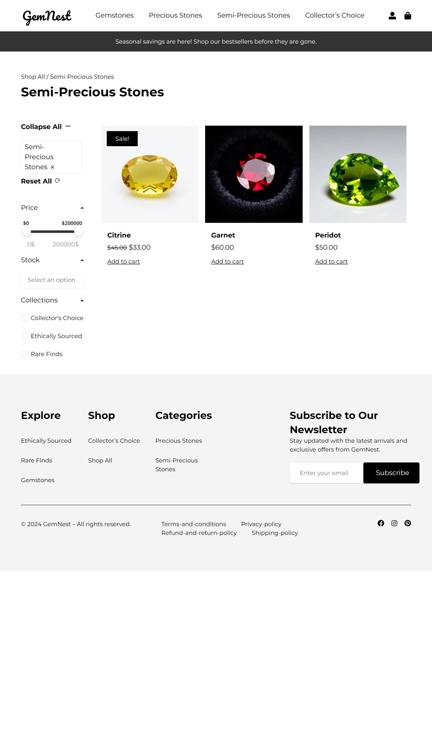 Semiprecious Stones