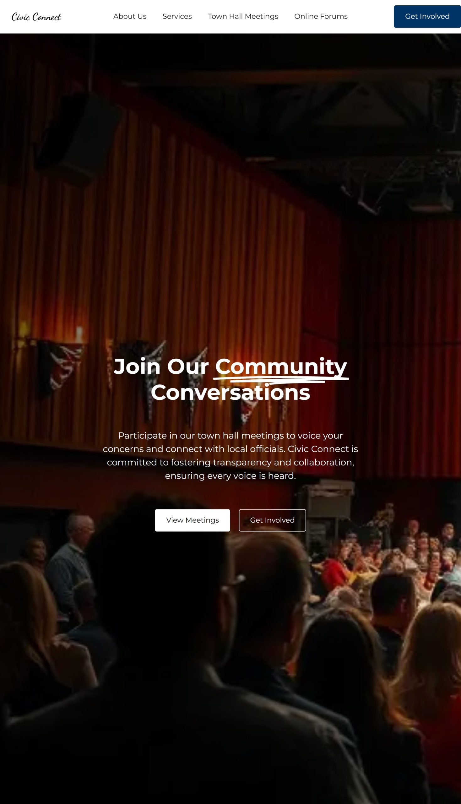 Town Hall Meetings