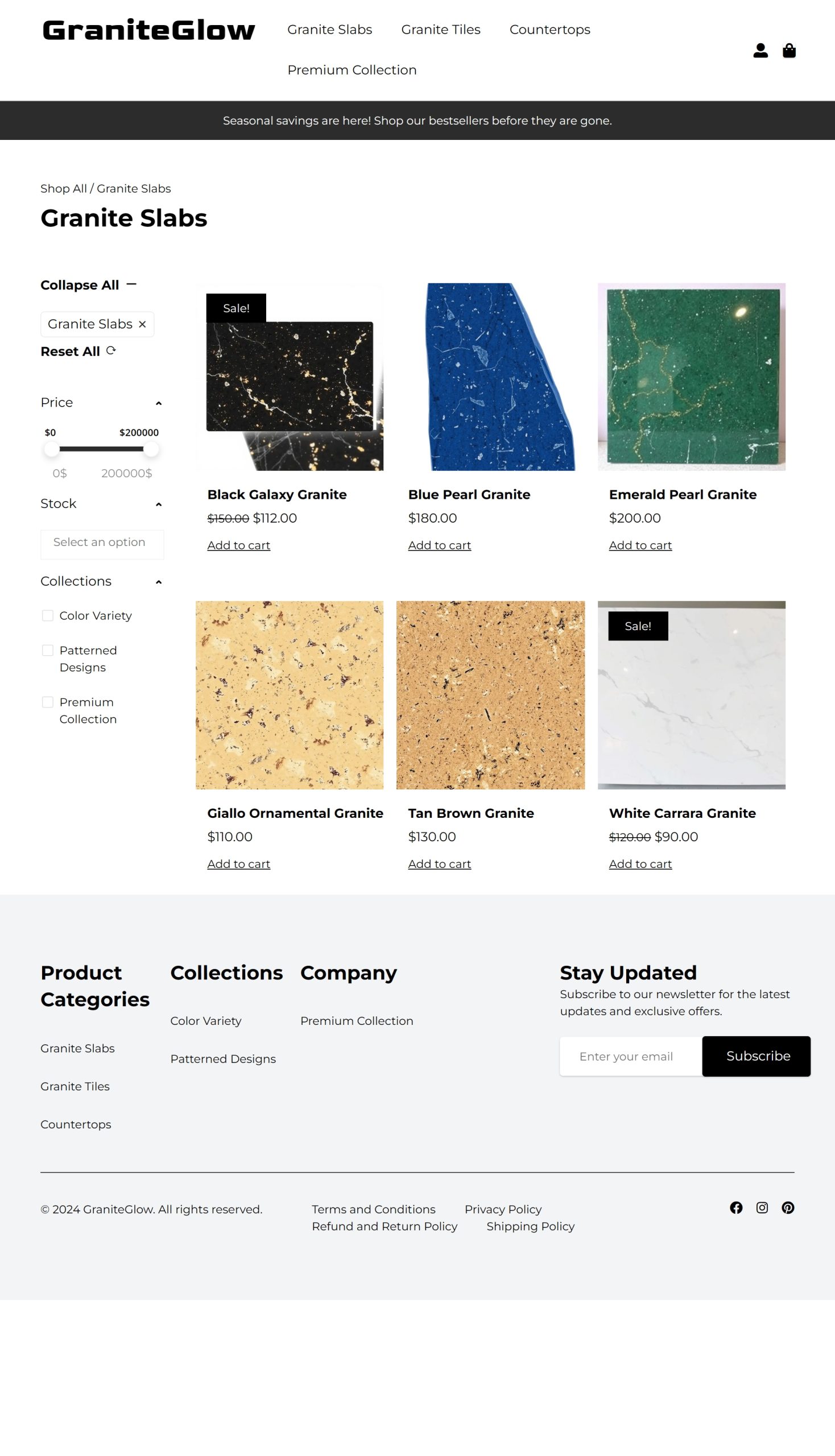 Granite Slabs