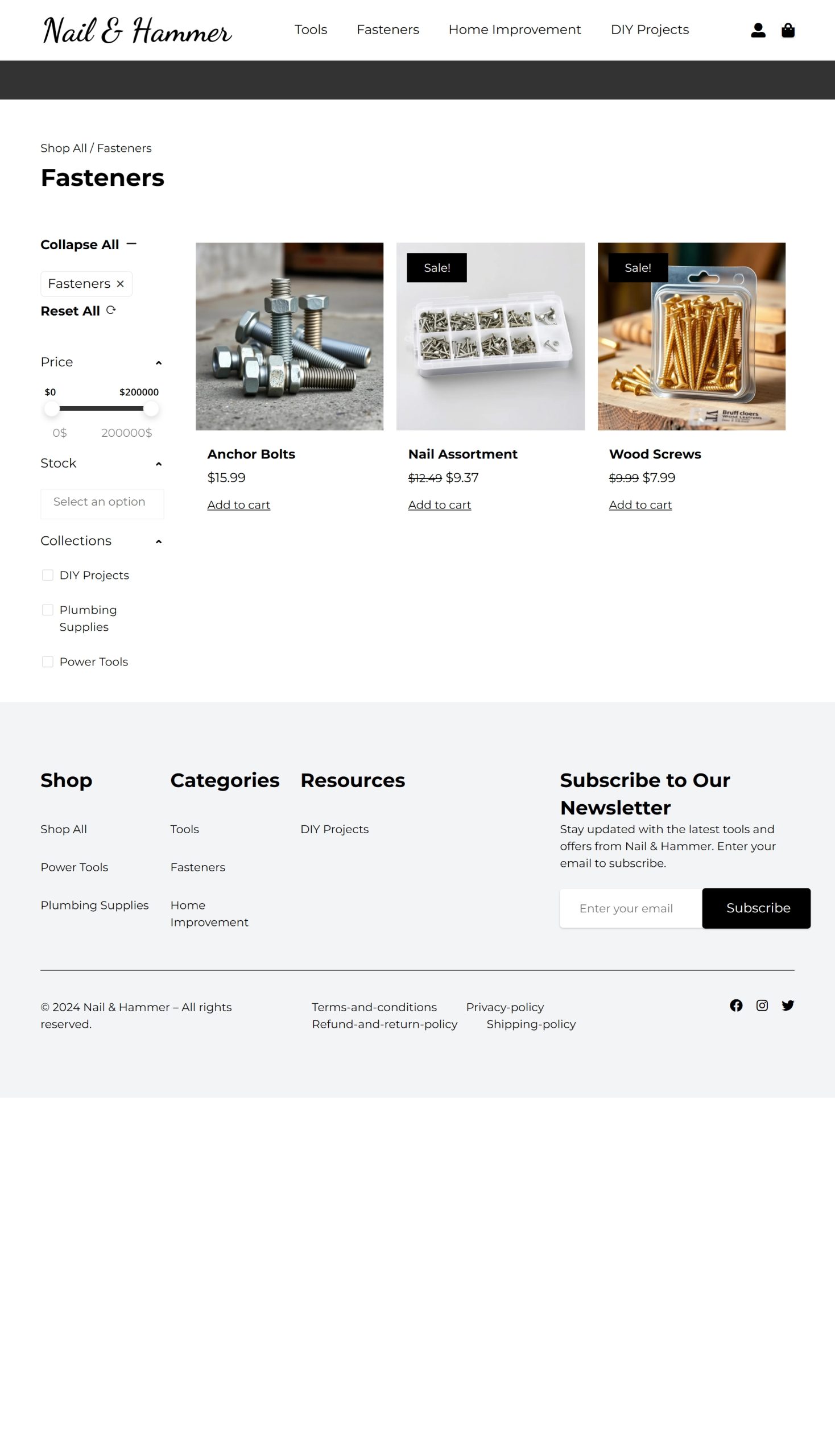 Fasteners