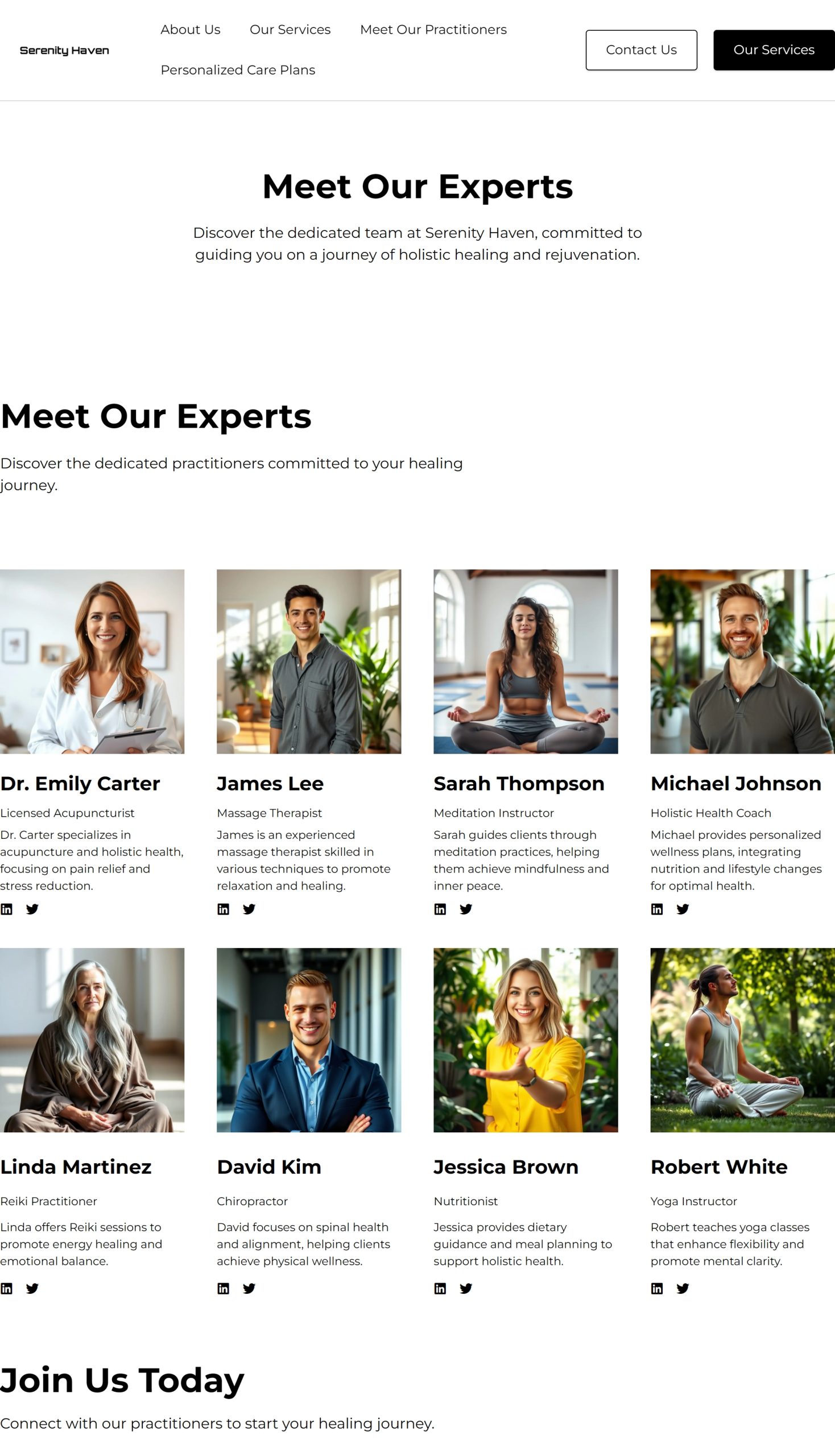Meet Our Practitioners
