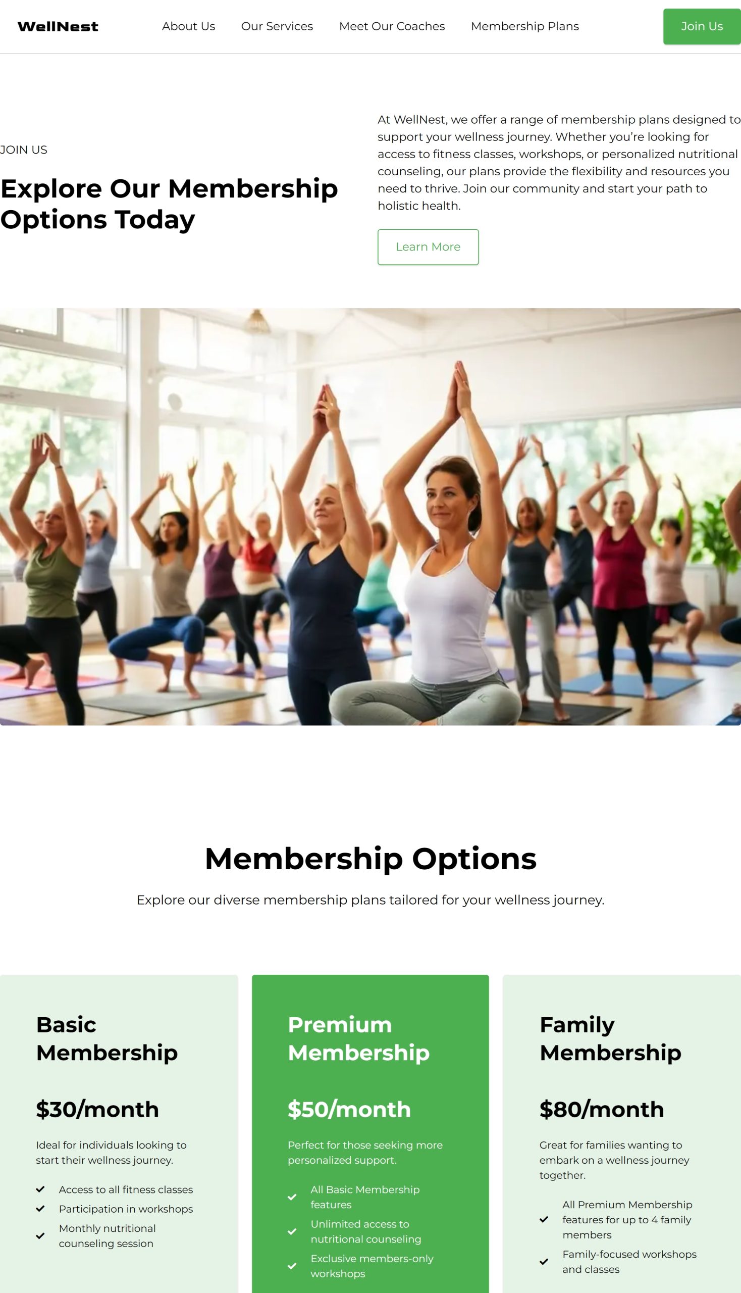 Membership Plans
