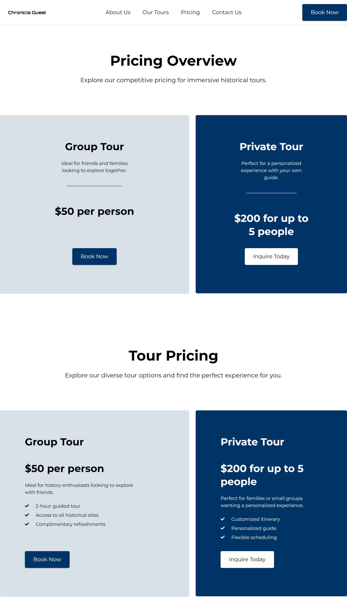 Pricing