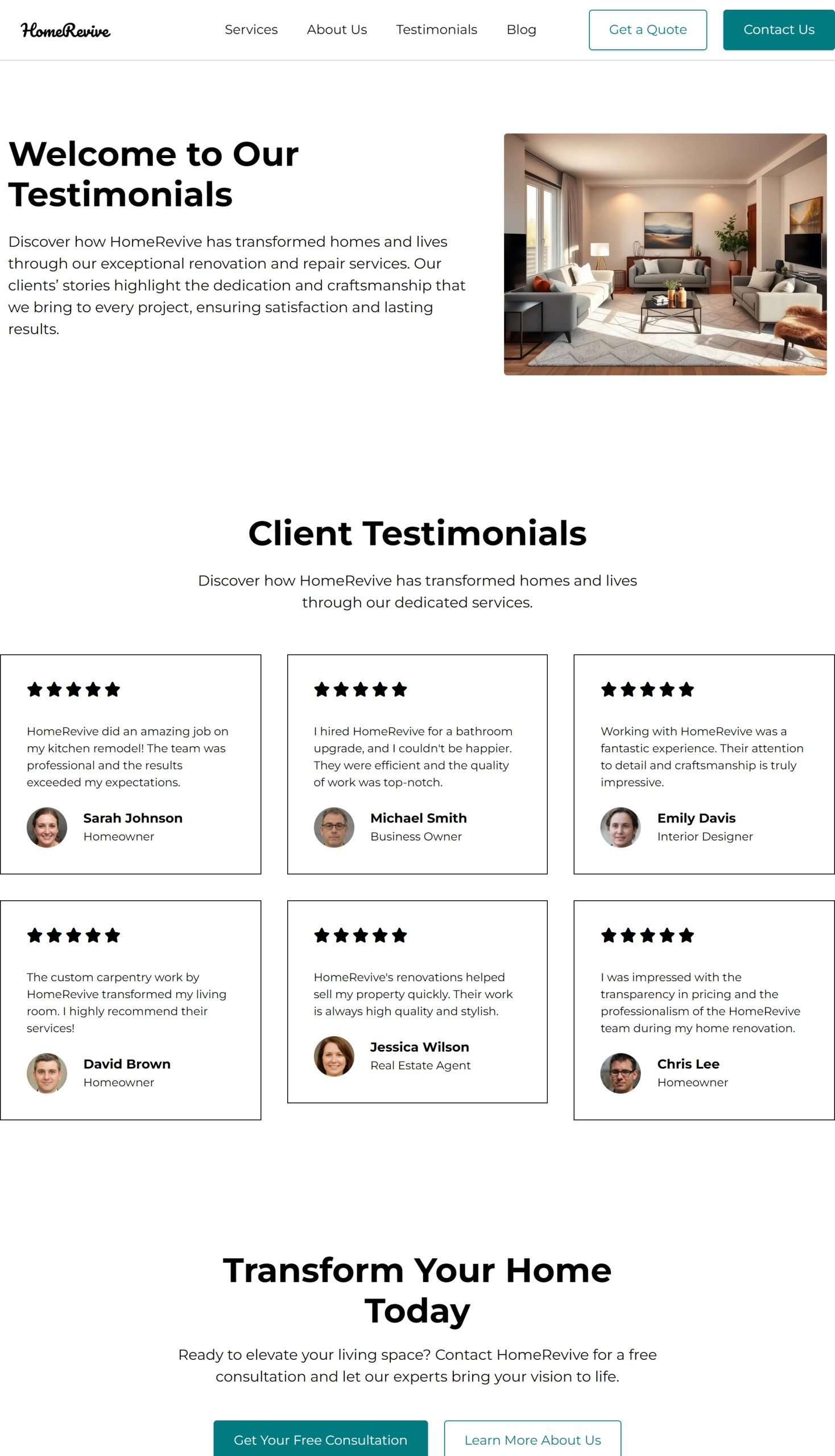 Testimonials