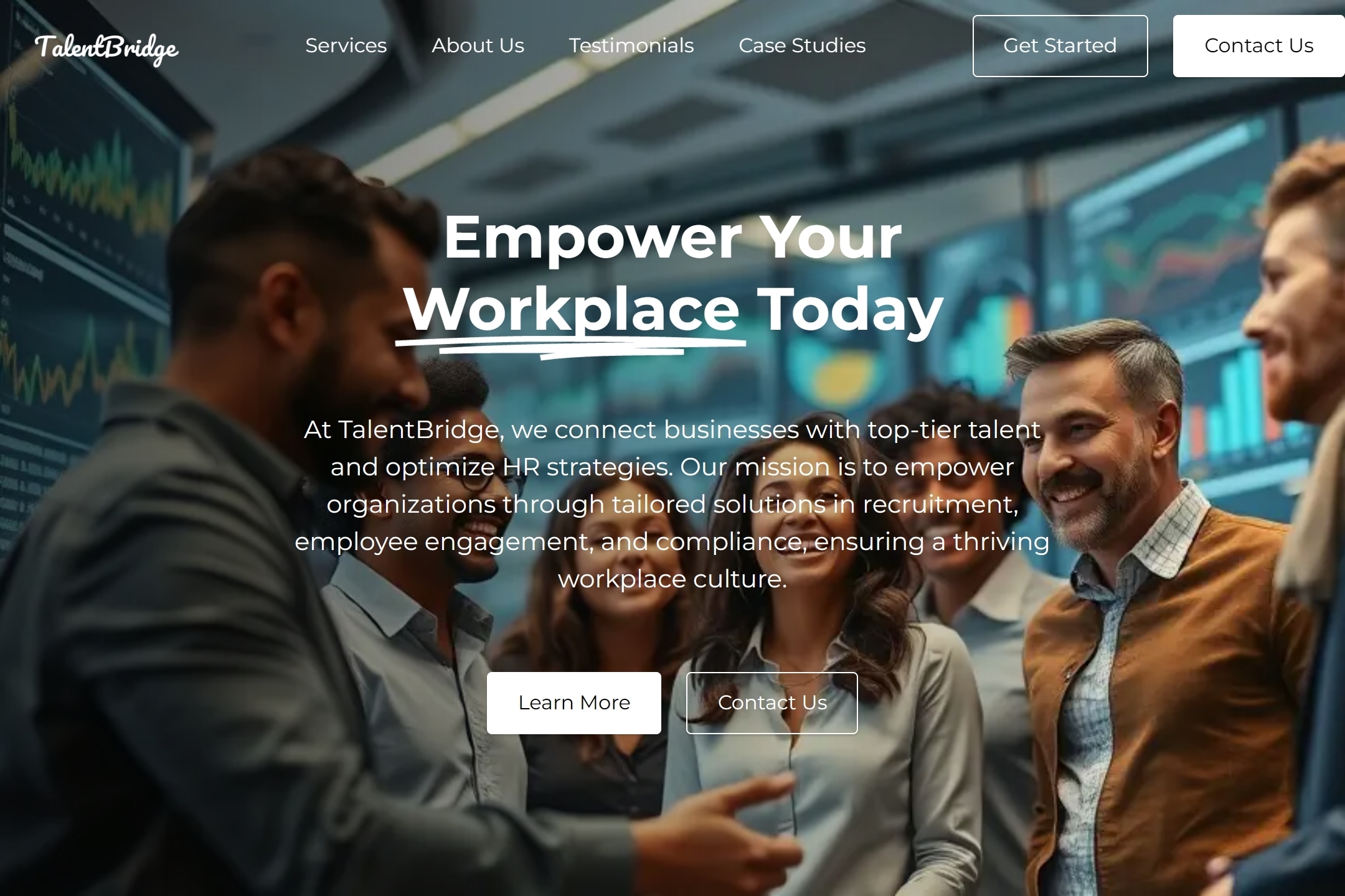 HR consulting firm website template
