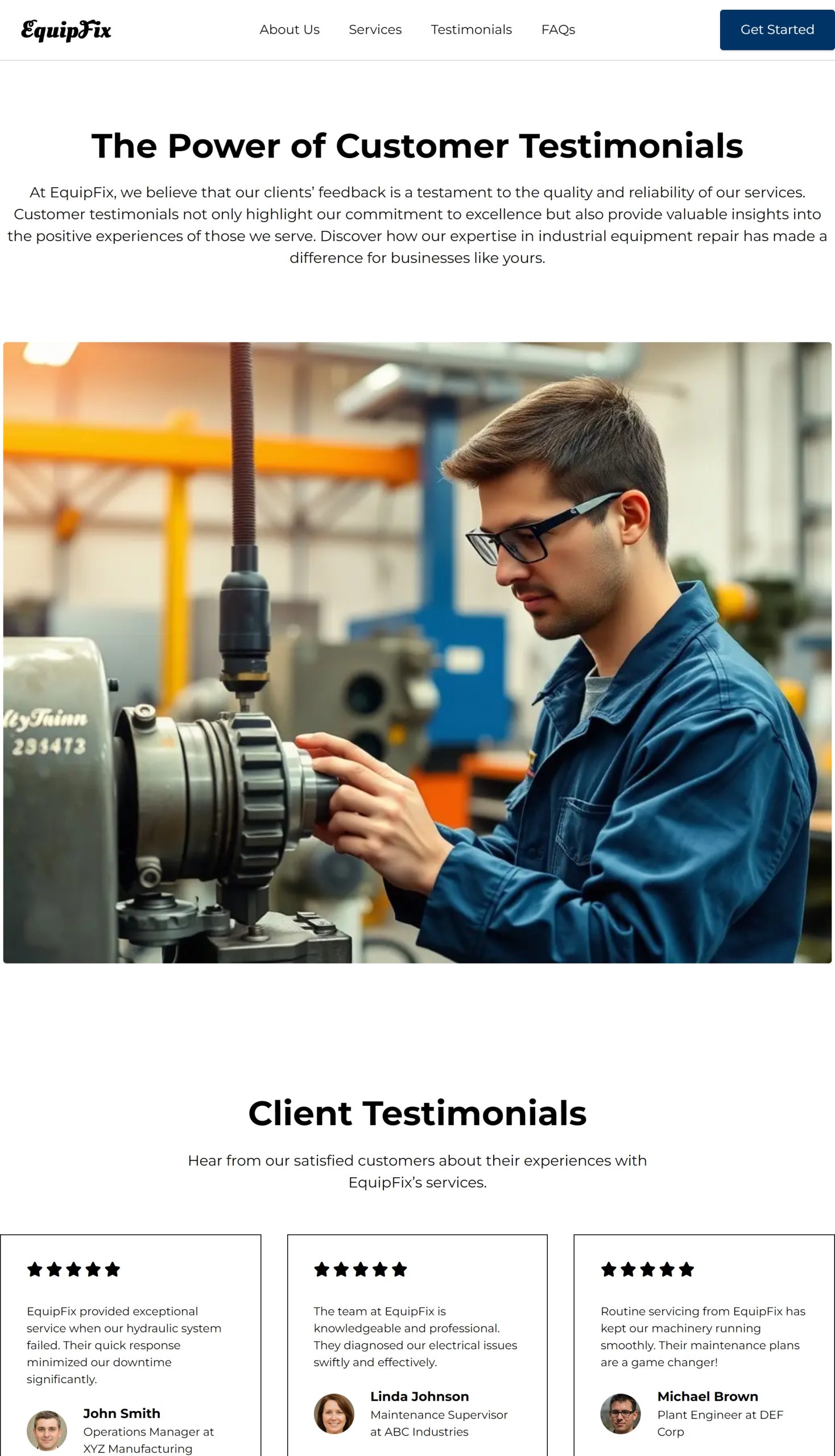 Testimonials