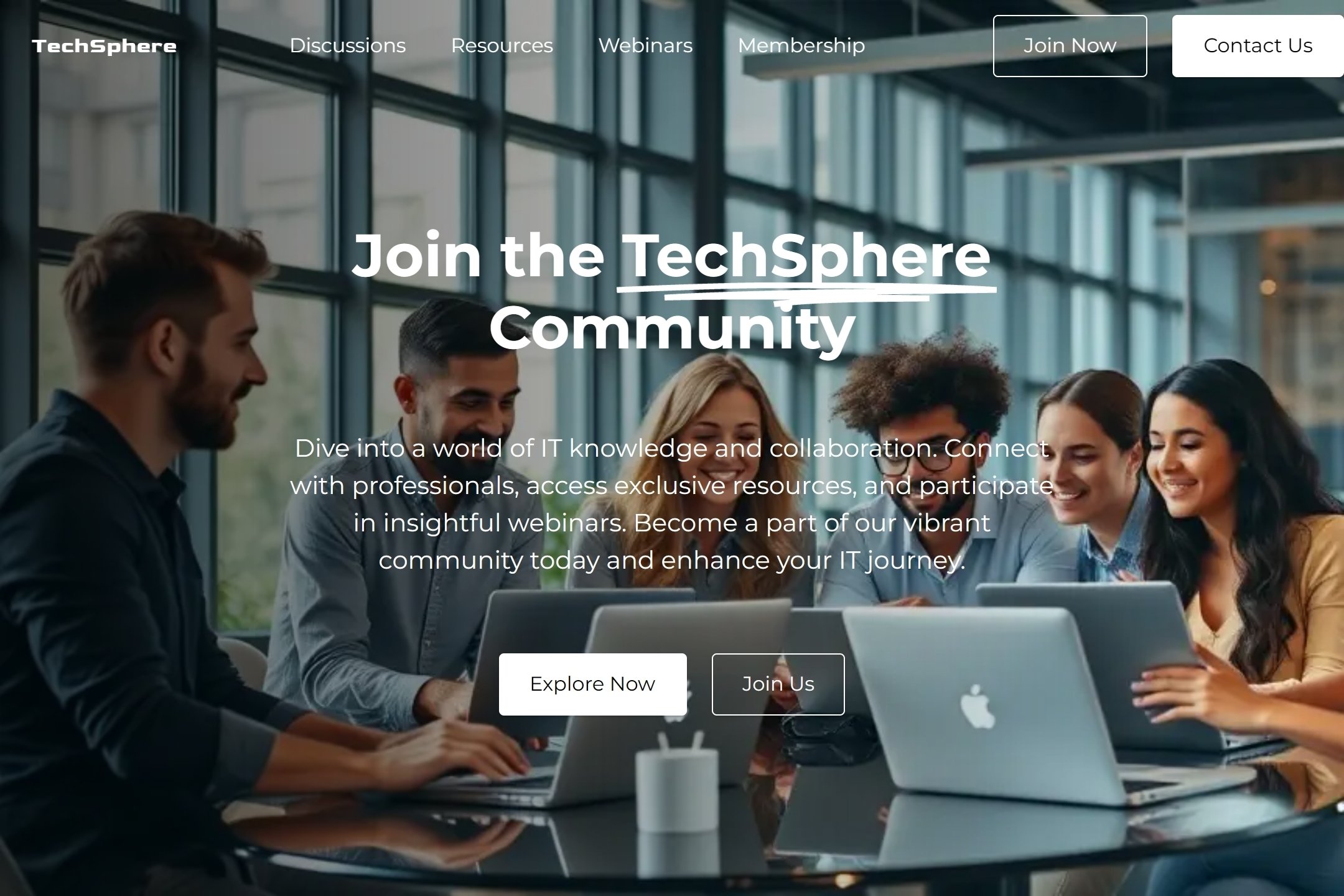 Information Technology Forum website template