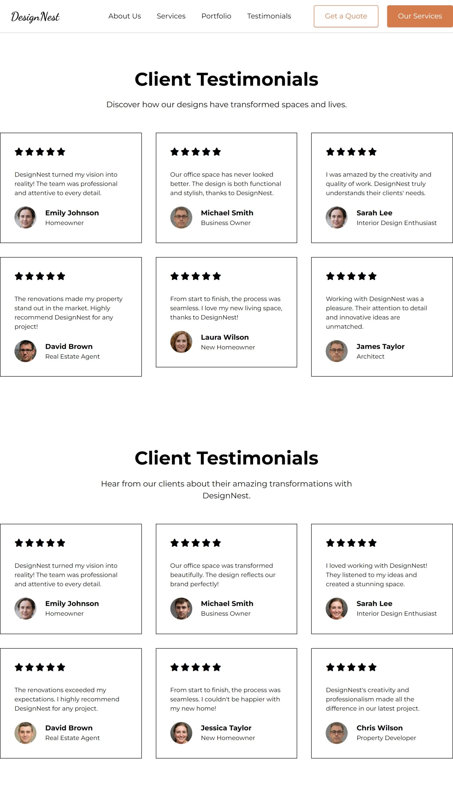 Testimonials