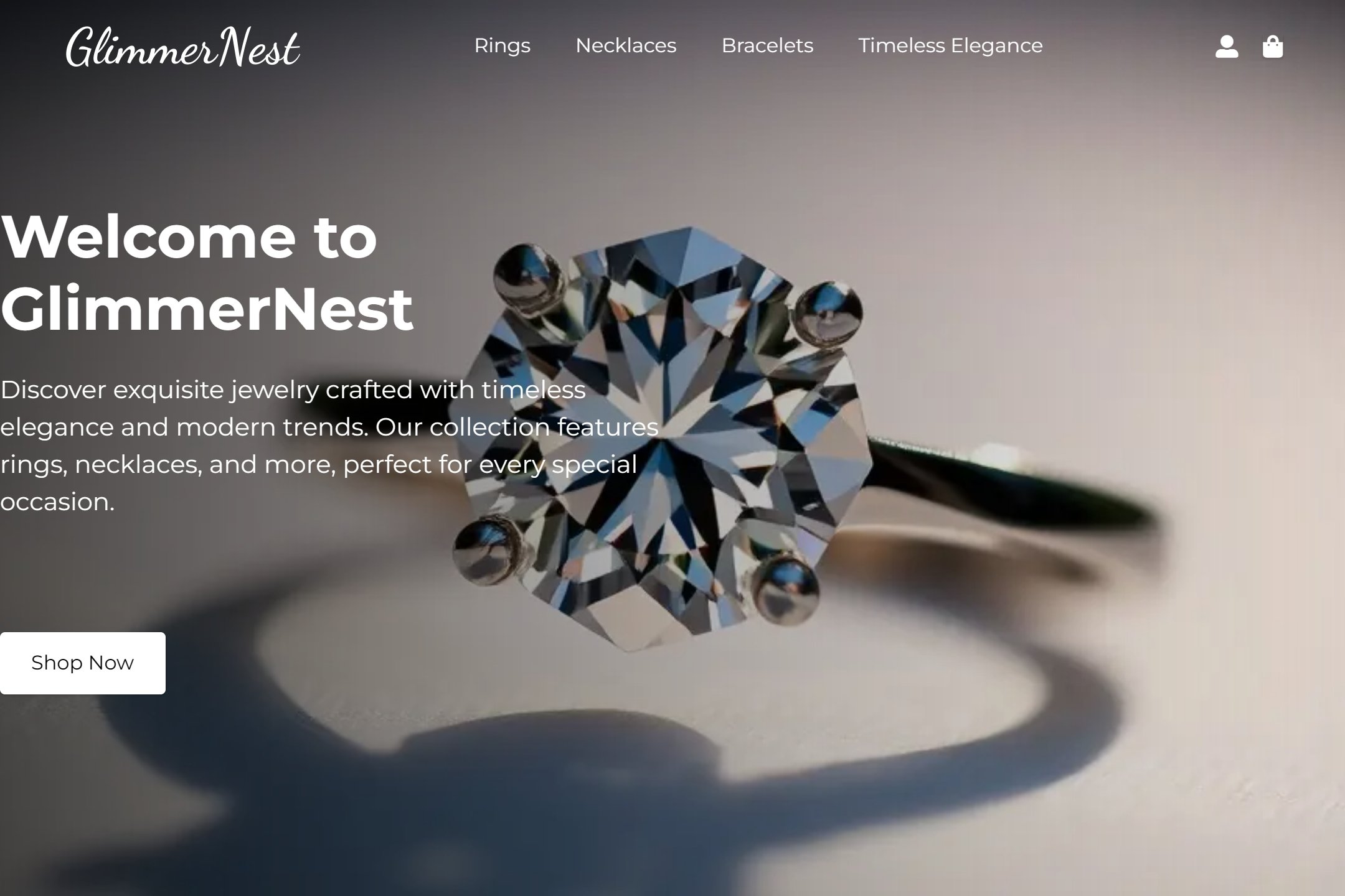Jewelry store website template