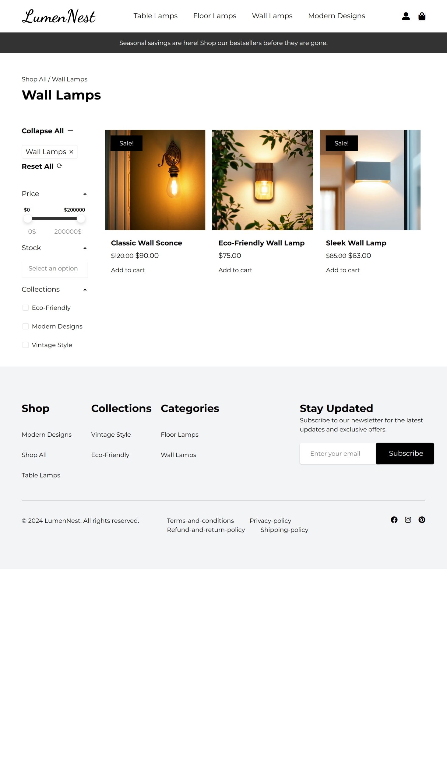 Wall Lamps