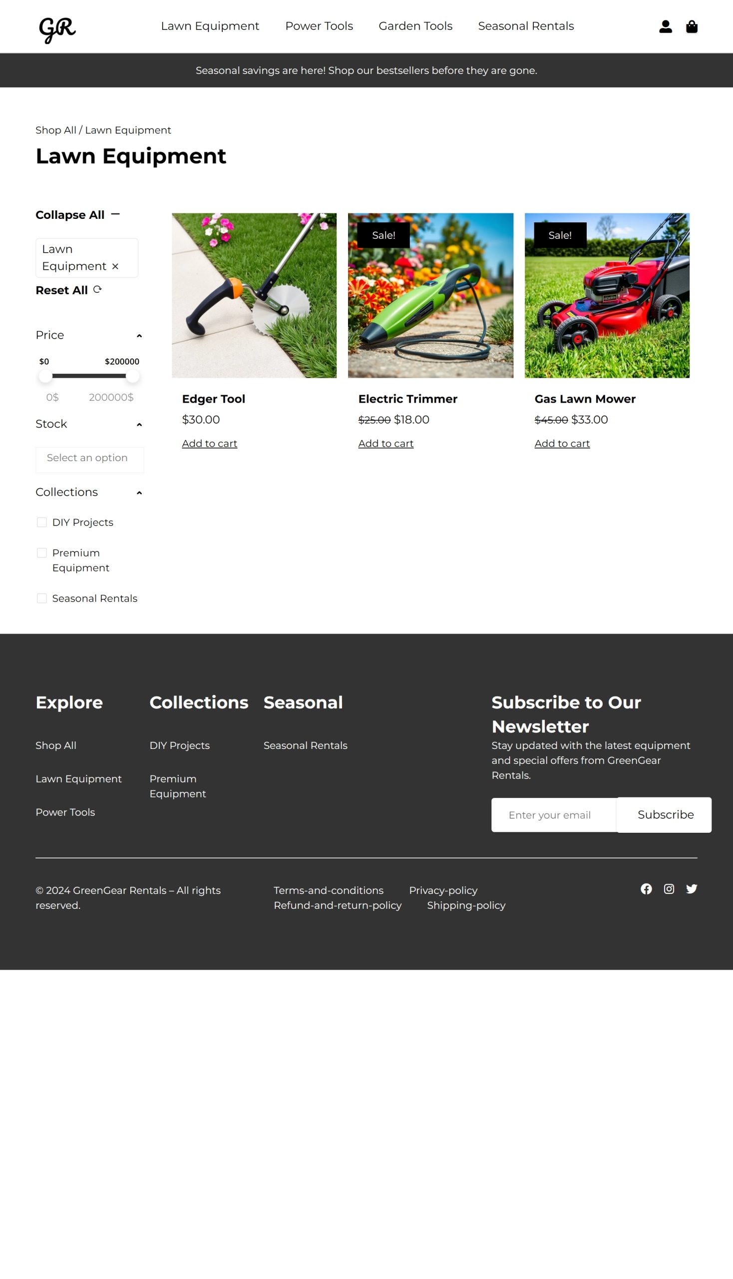 Lawn Equipment
