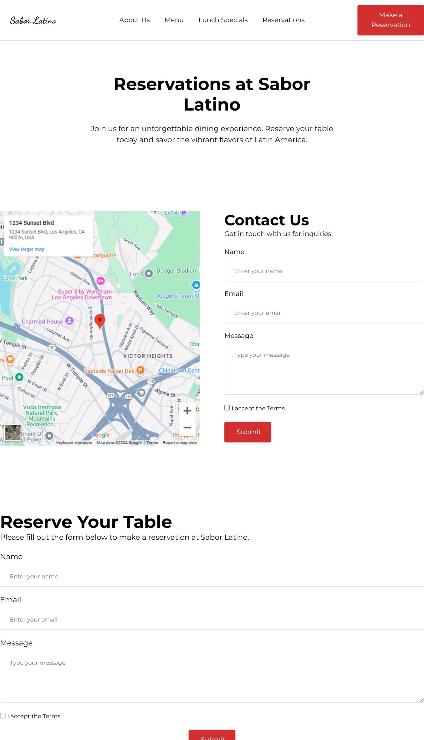 Reservations