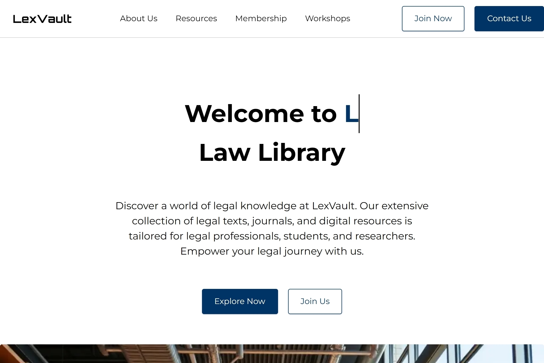 Law Library website template