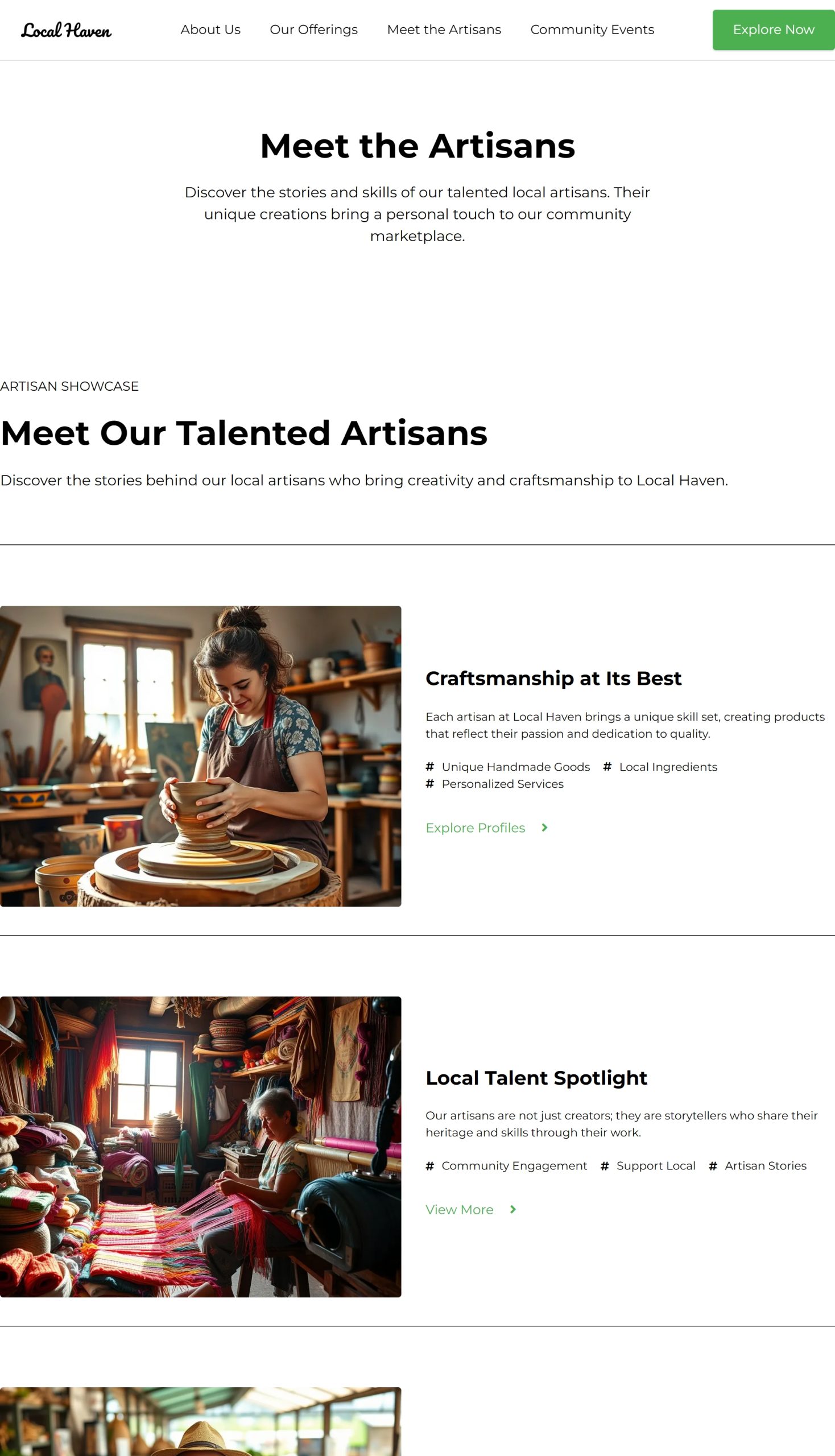 Meet The Artisans
