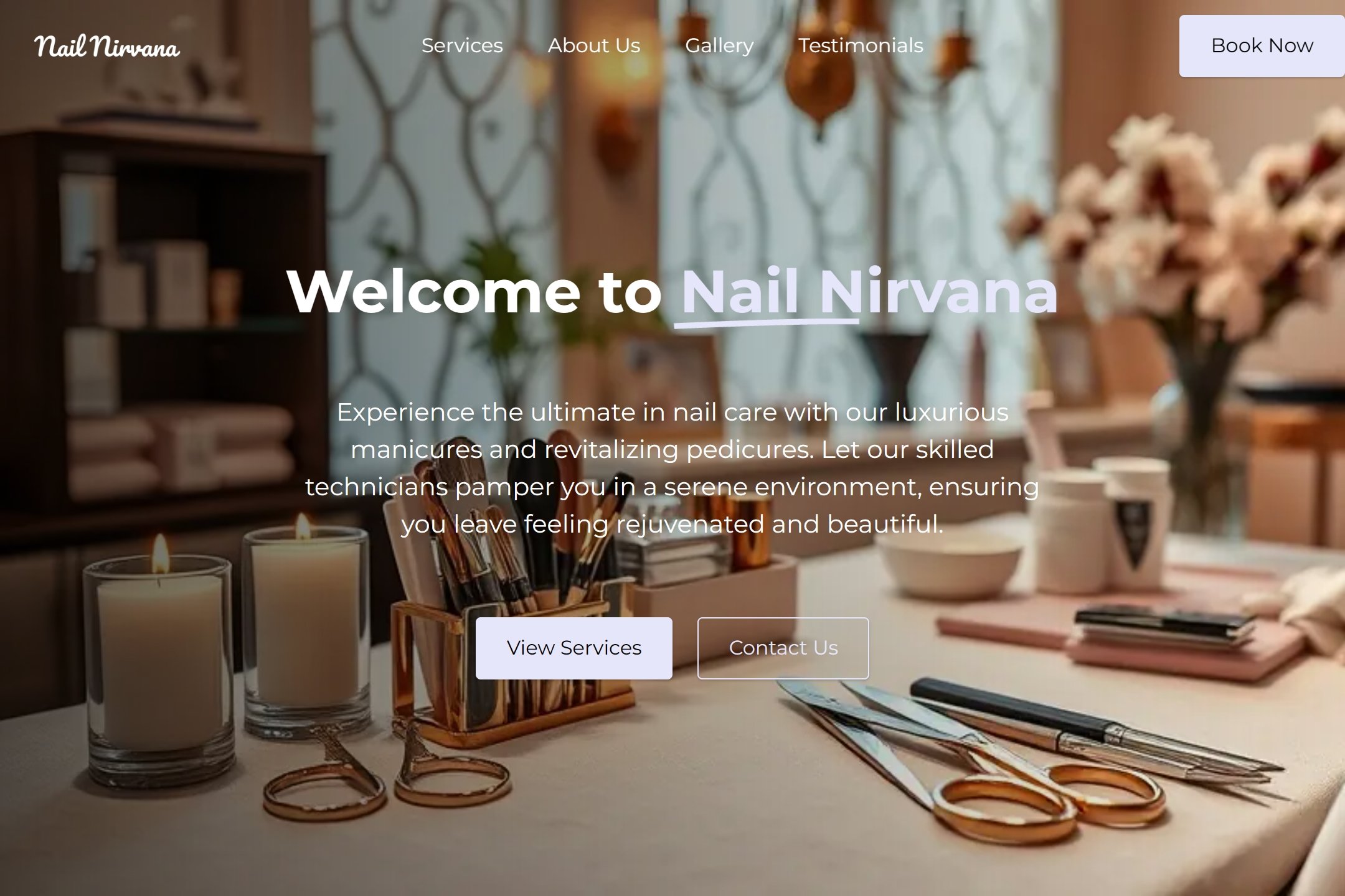 Best Manicurist Website Template