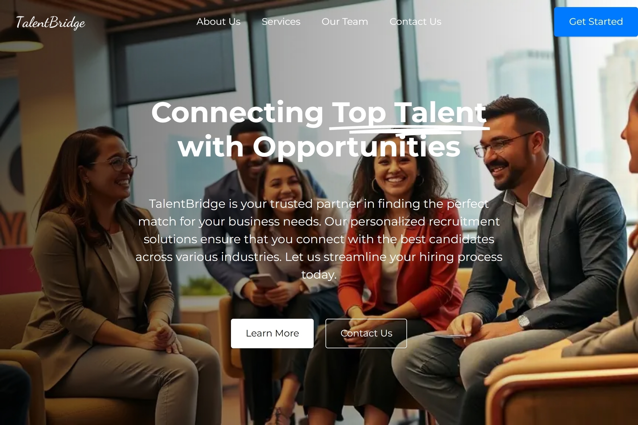 Manpower Agency website template