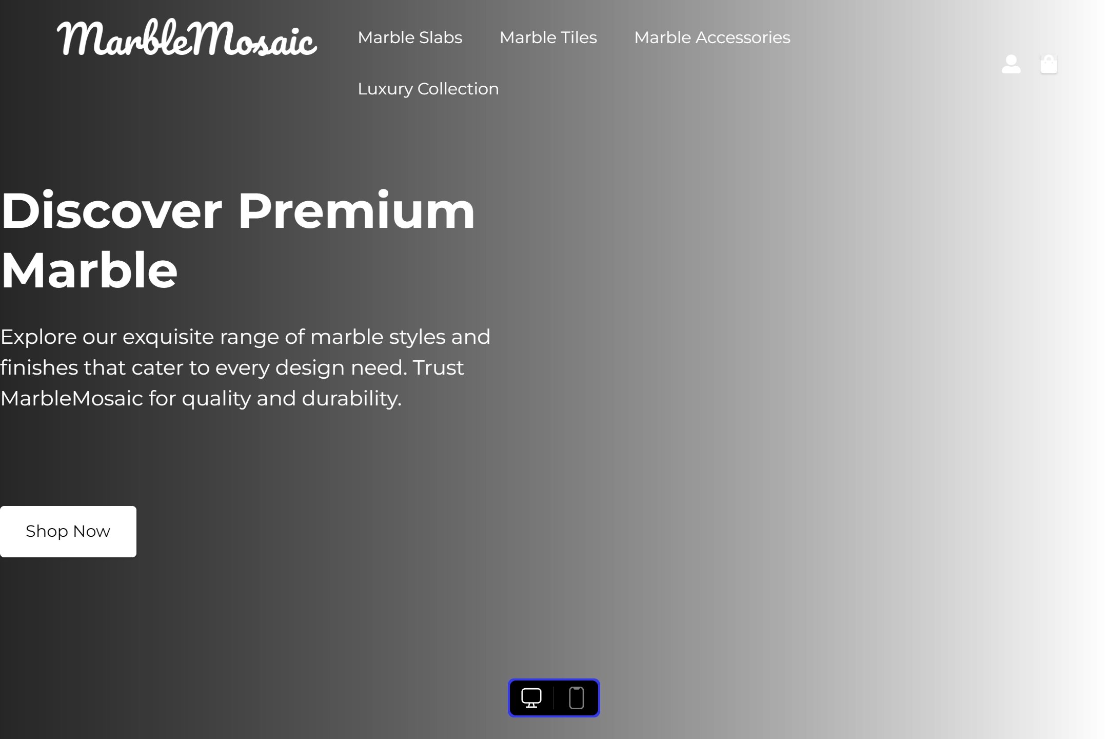 Marble supplier website template