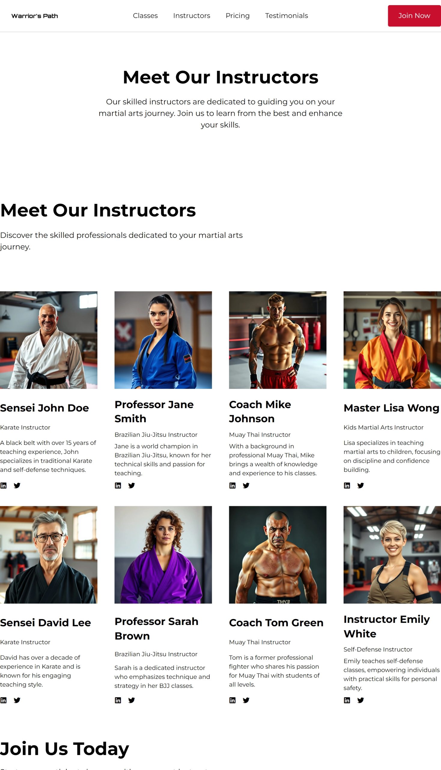 Instructors