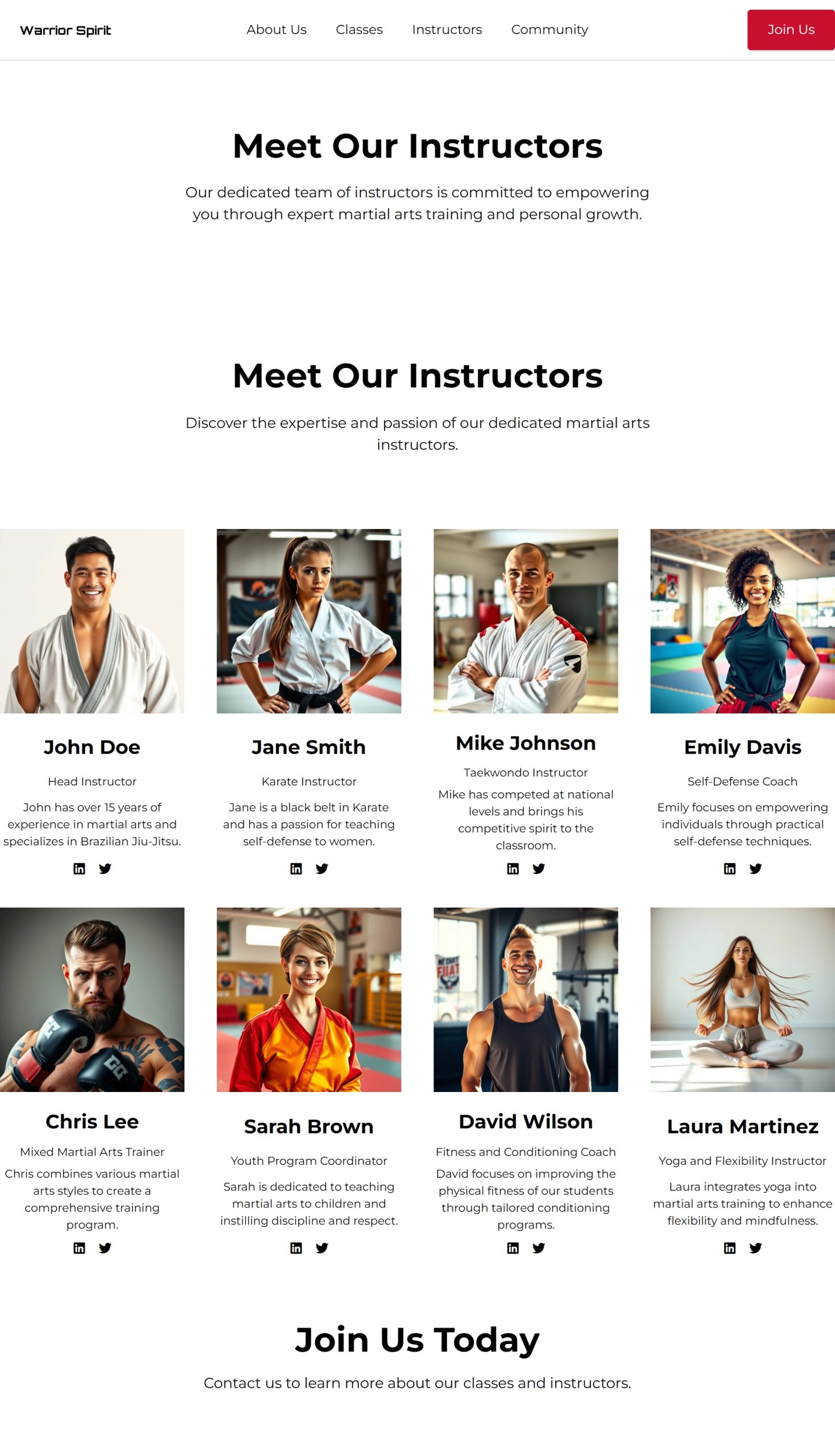 Instructors