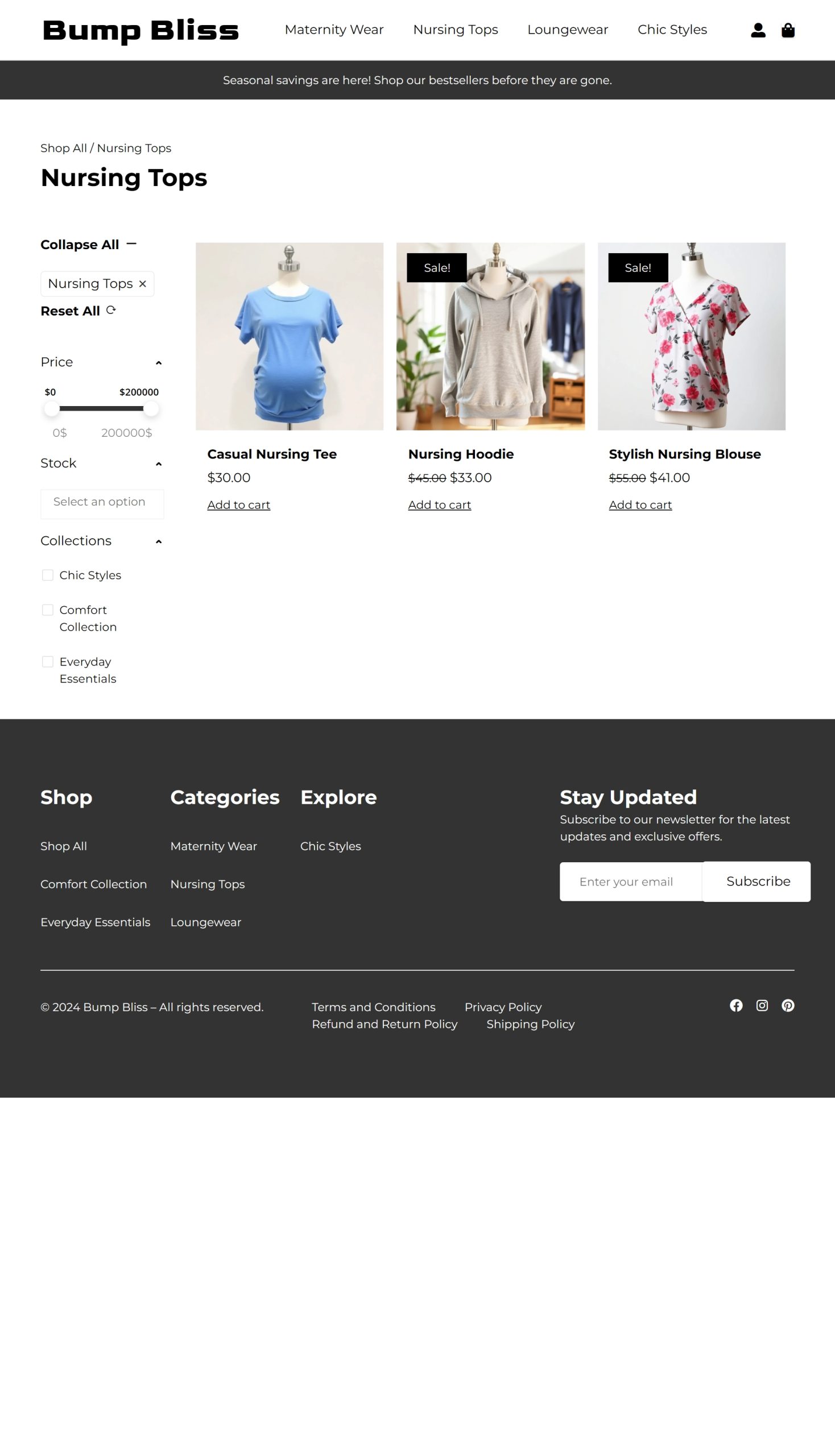 Nursing Tops